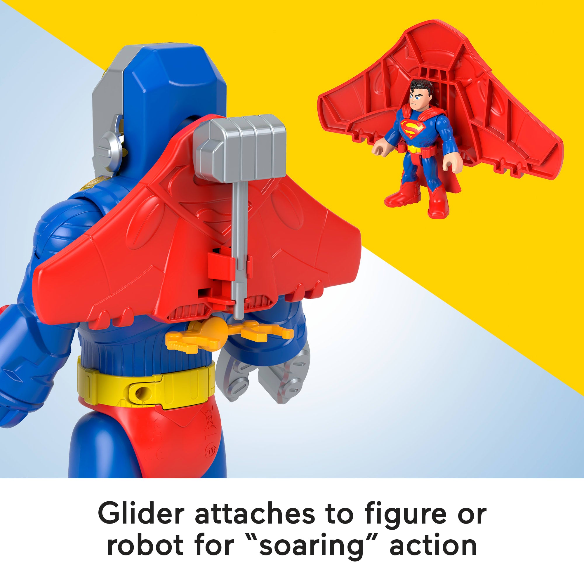 Imaginext DC Super Friends Superman Insider & Exo Suit Robot With Lights & Sounds. 6 Pieces - Image 5