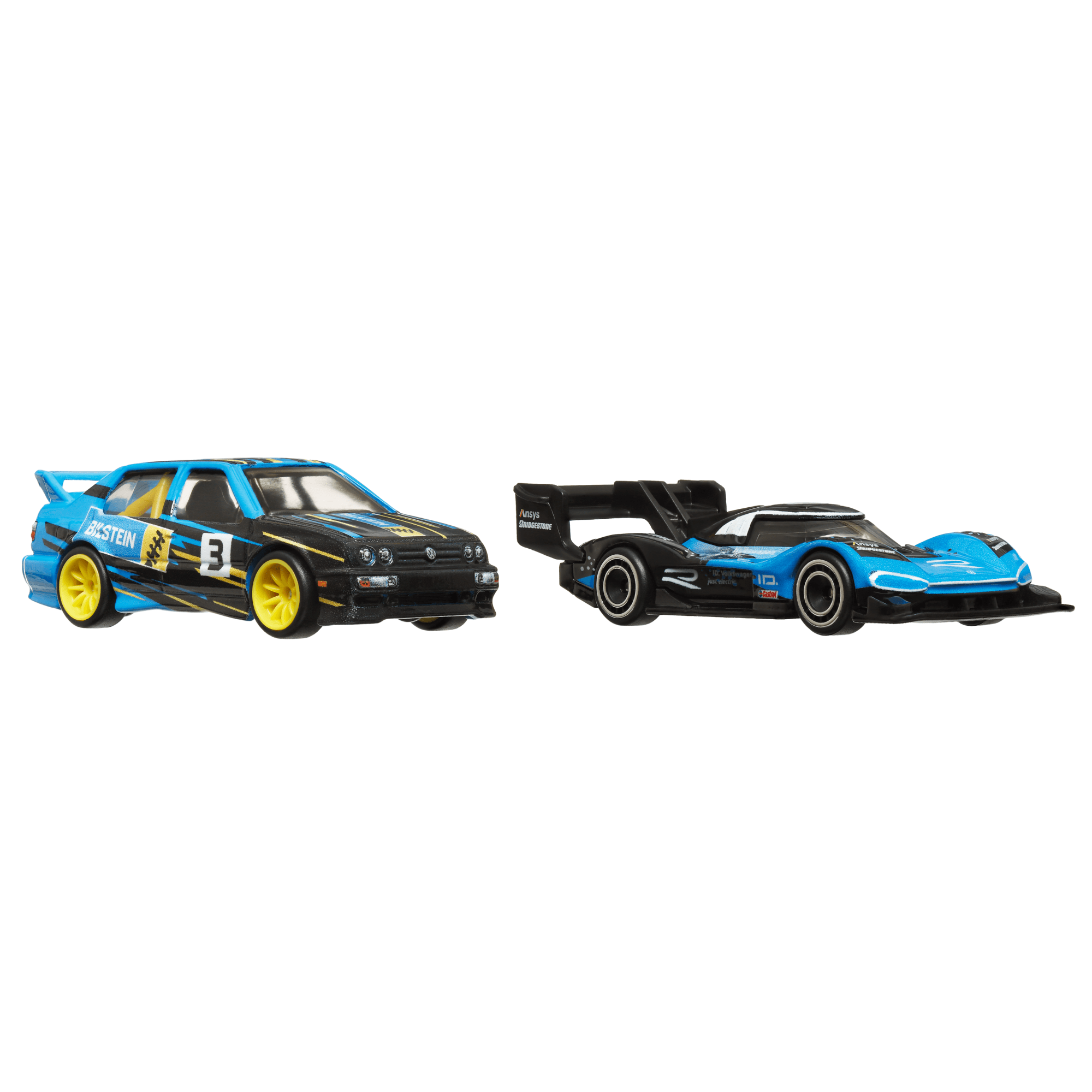 Hot Wheels Premium Car Culture 2-Pack Volkswagen Jetta MK3 & Volkswagen ID R - Image 2