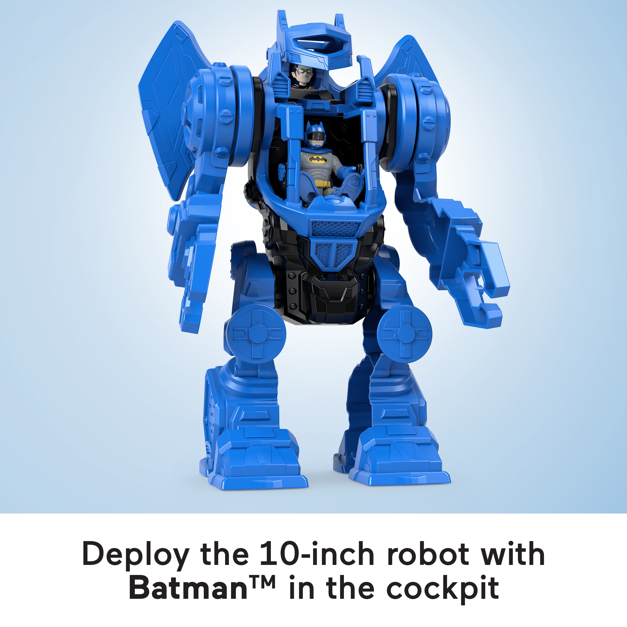 Imaginext DC Super Friends Batman Playset. Robo Command Center With Detachable 10-Inch Robot - Image 4