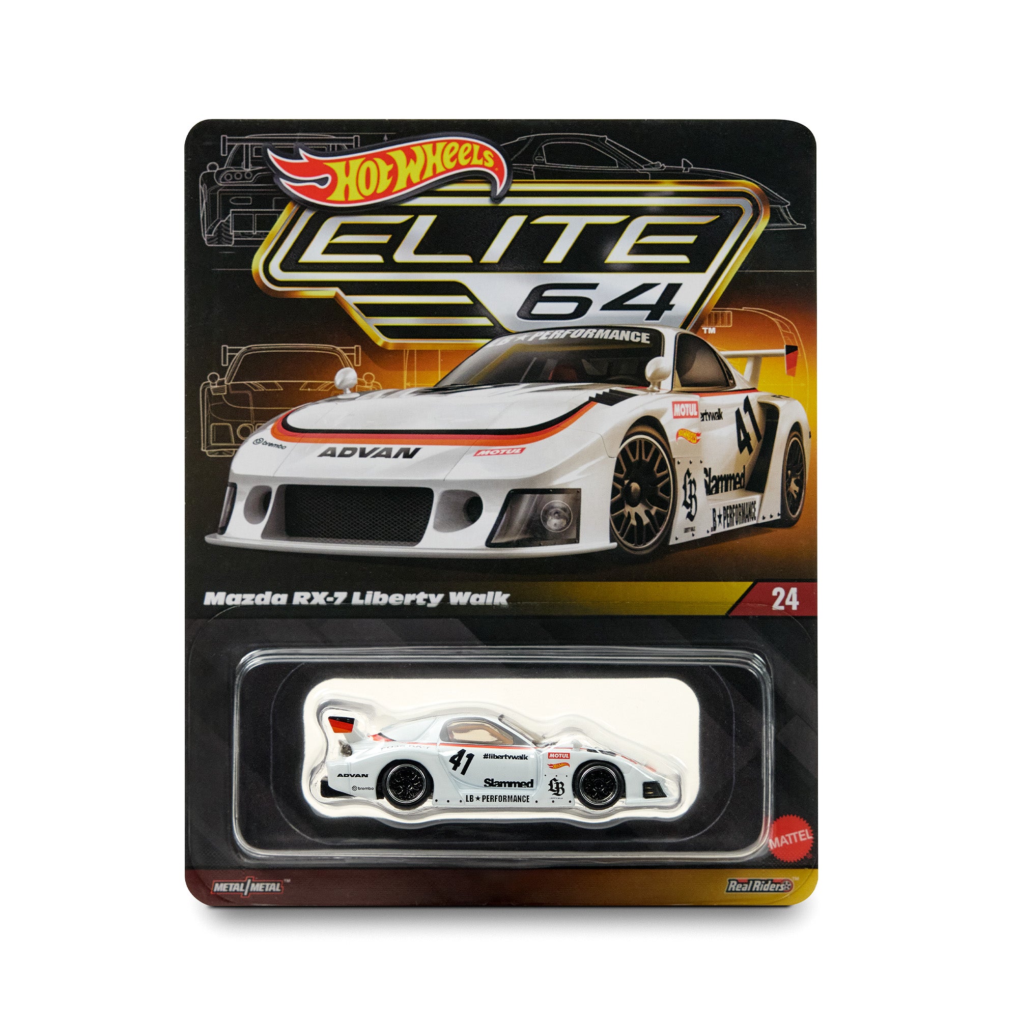 Hot Wheels Elite 64 Mazda RX-7 Liberty Walk - Image 10