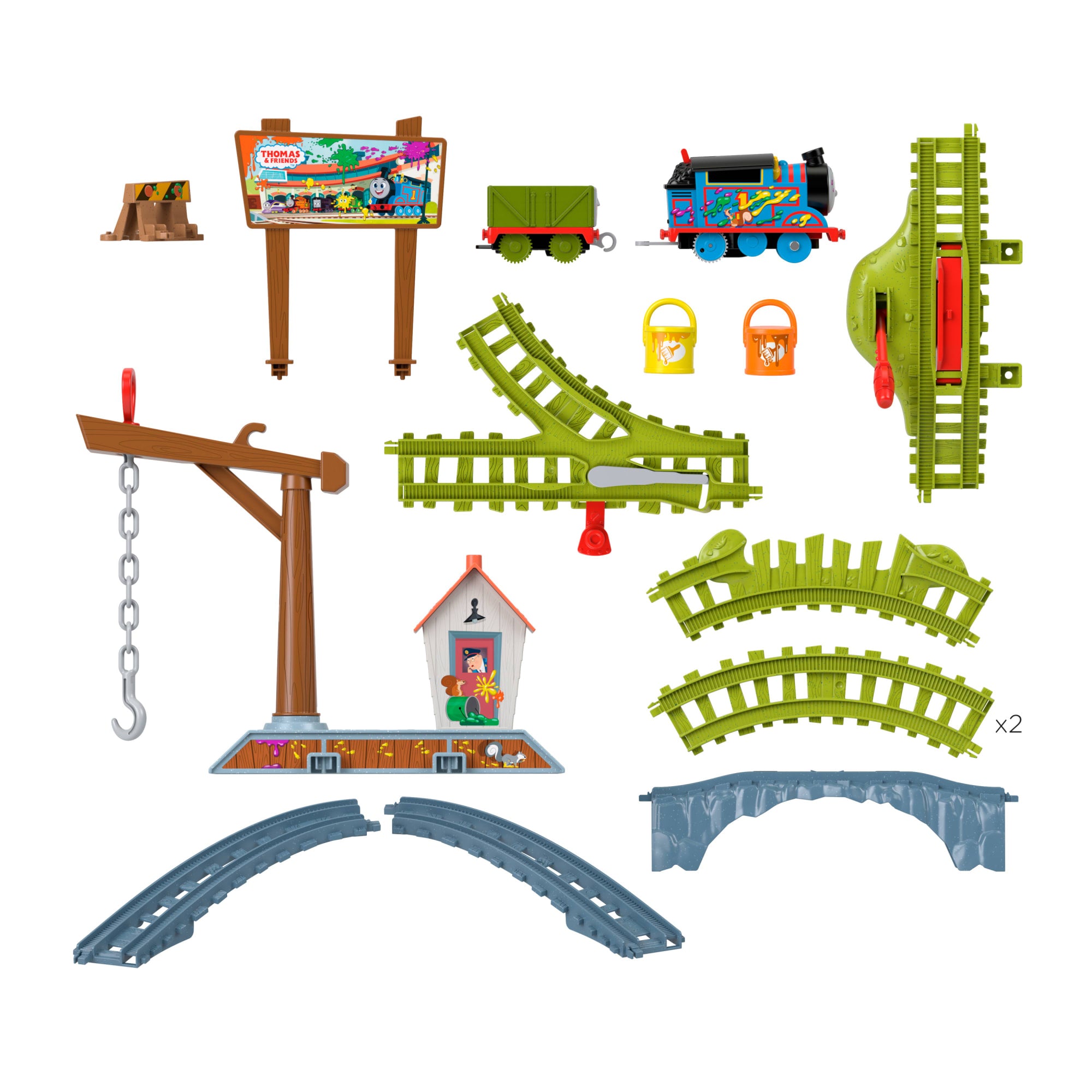 Thomas et ses Amis Coffret Train et Piste Livraison de Peinture - Image 5