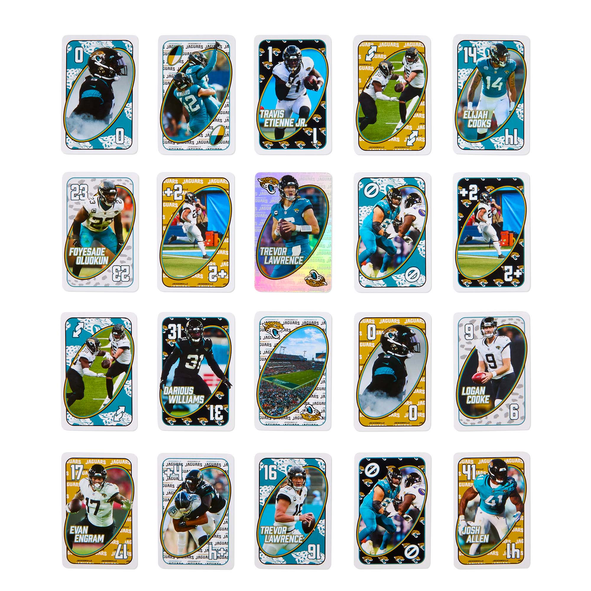 UNO Fandom NFL Jacksonville Jaguars Game Deck - Image 6