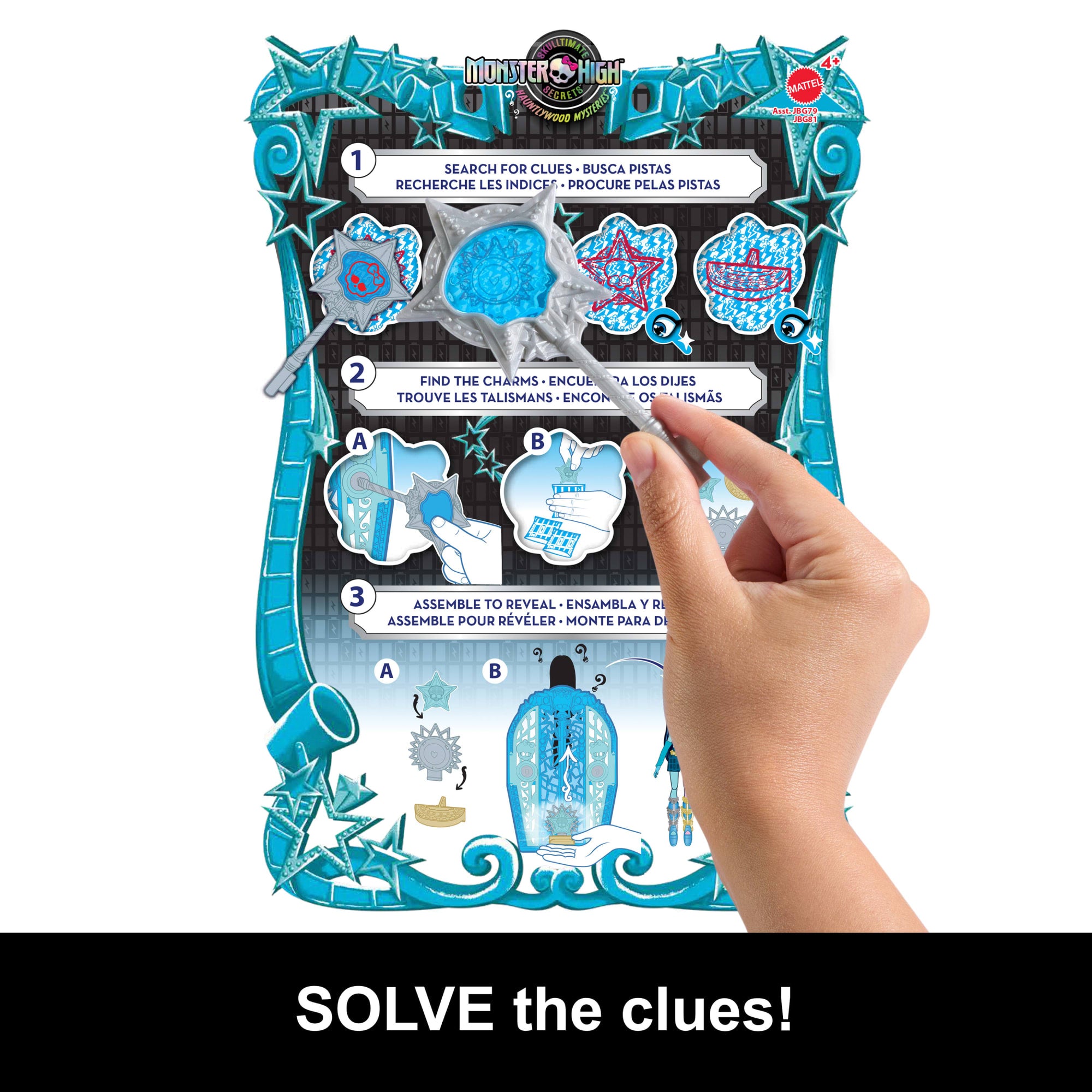Monster High Skulltimate Secrets Hauntlywood Mysteries Doll. Frankie Stein With 19+ Surprises - Image 3