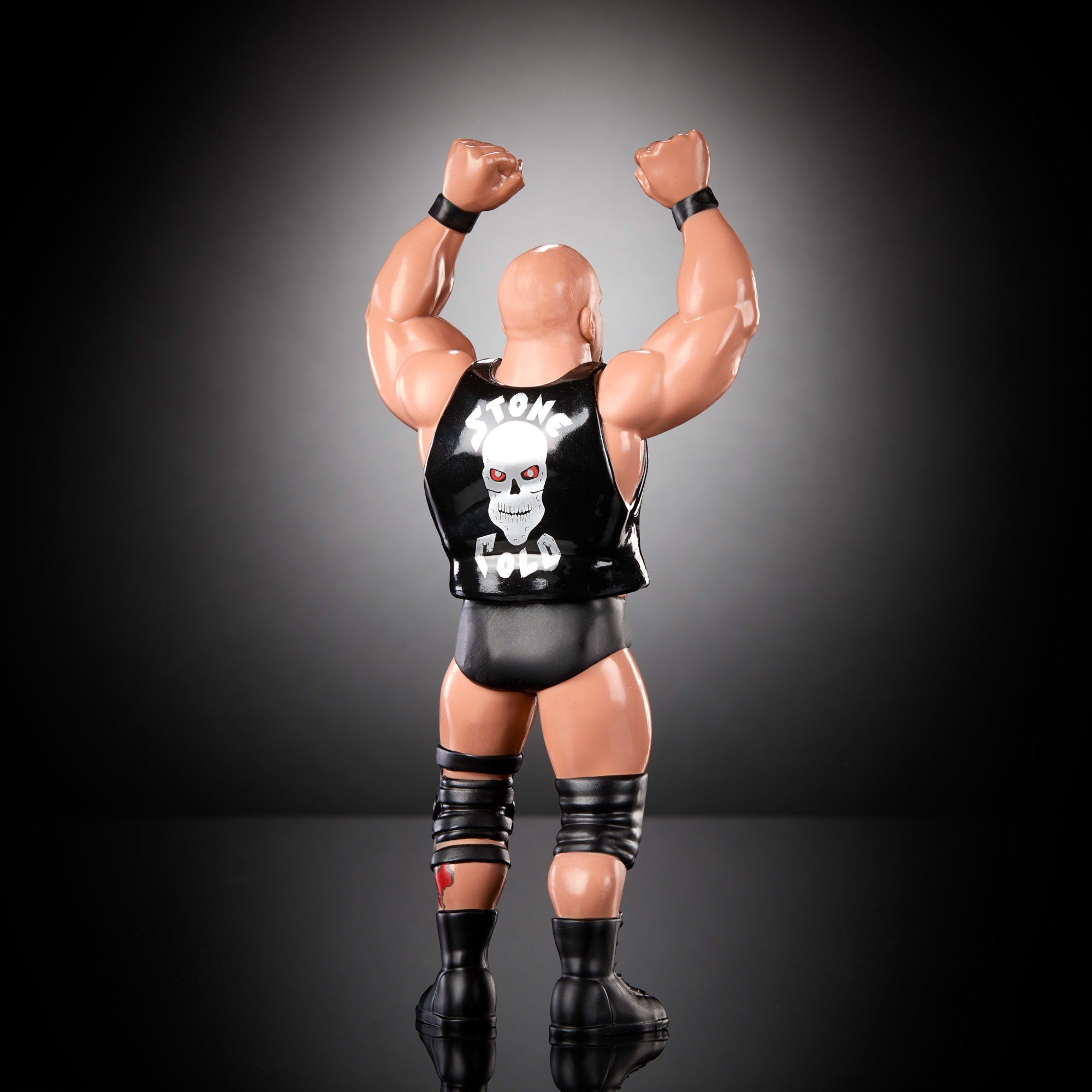 LJN WWE Superstars Stone Cold Steve Austin Action Figure & Poster - Image 5