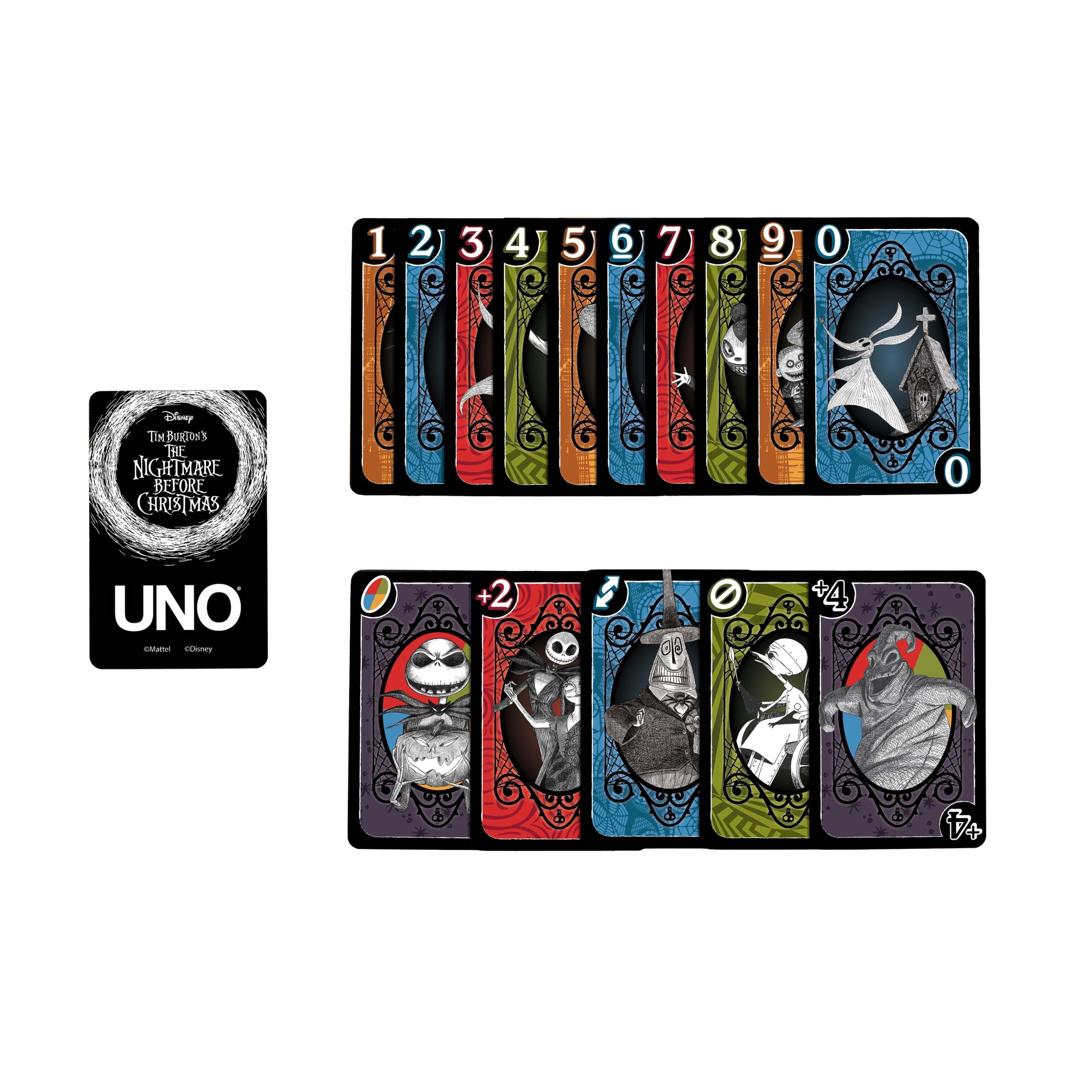 UNO Fandom Tim Burton's The Nightmare Before Christmas Card Game. Collectible Deck For Fans & Collectors - Image 5