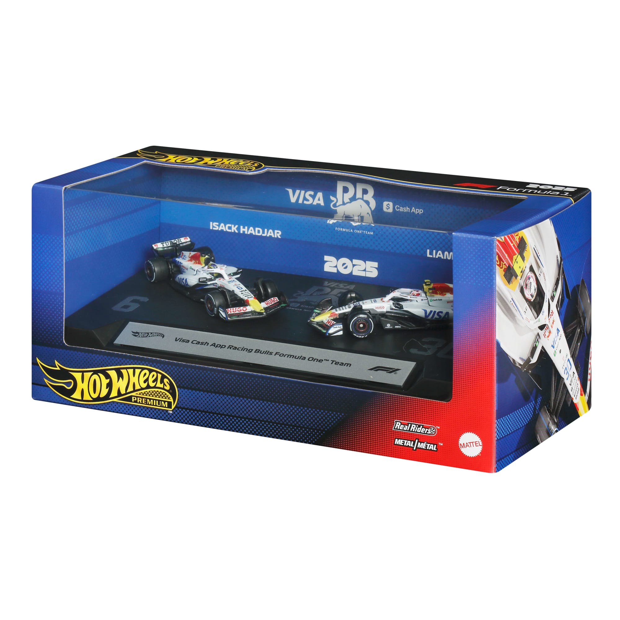 Hot Wheels Premium Visa Cash App Racing Bulls 2025 Formula 1® Team #30 & Team #6 - Image 13