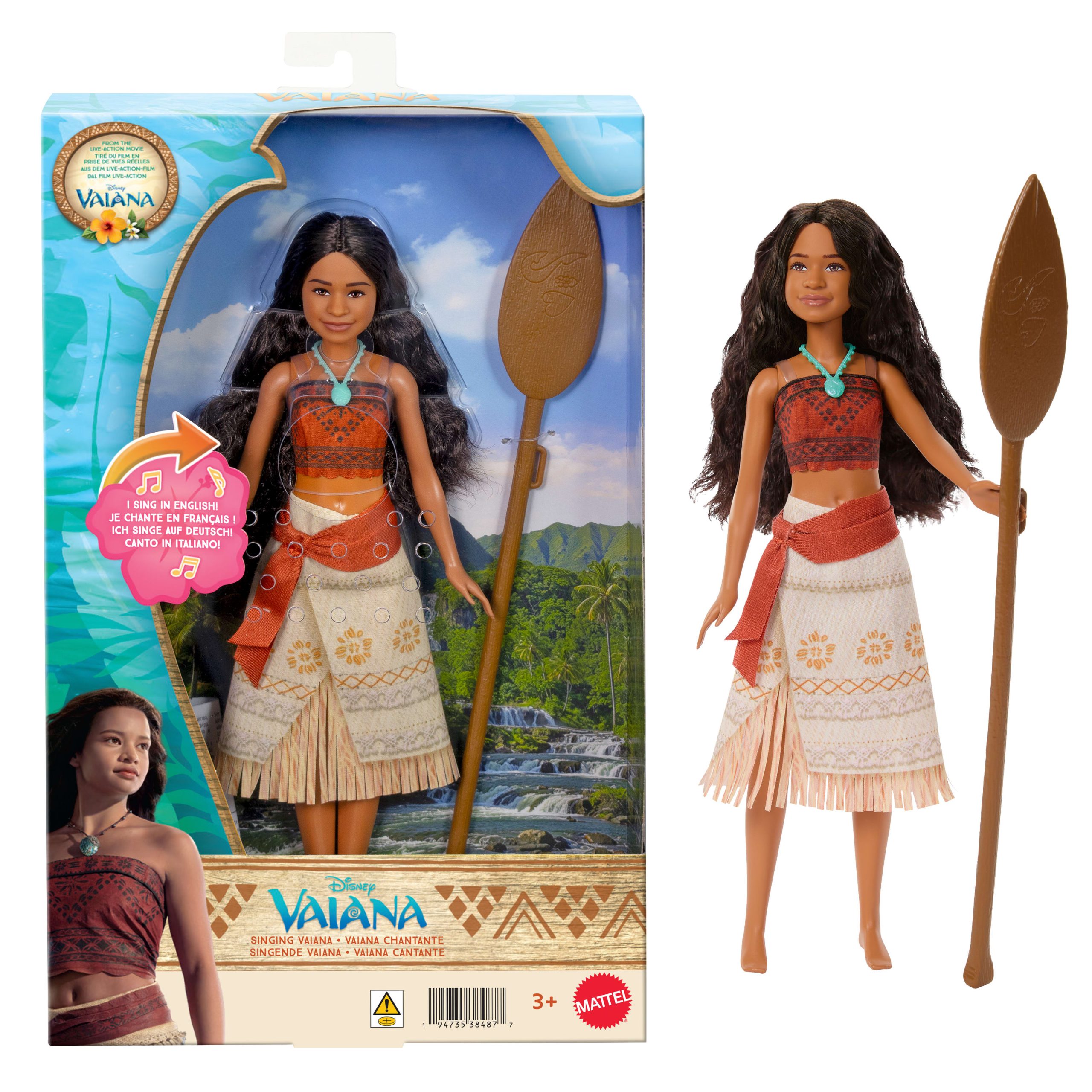 Moana Live Action Canon Muñeca Muñeca que Canta