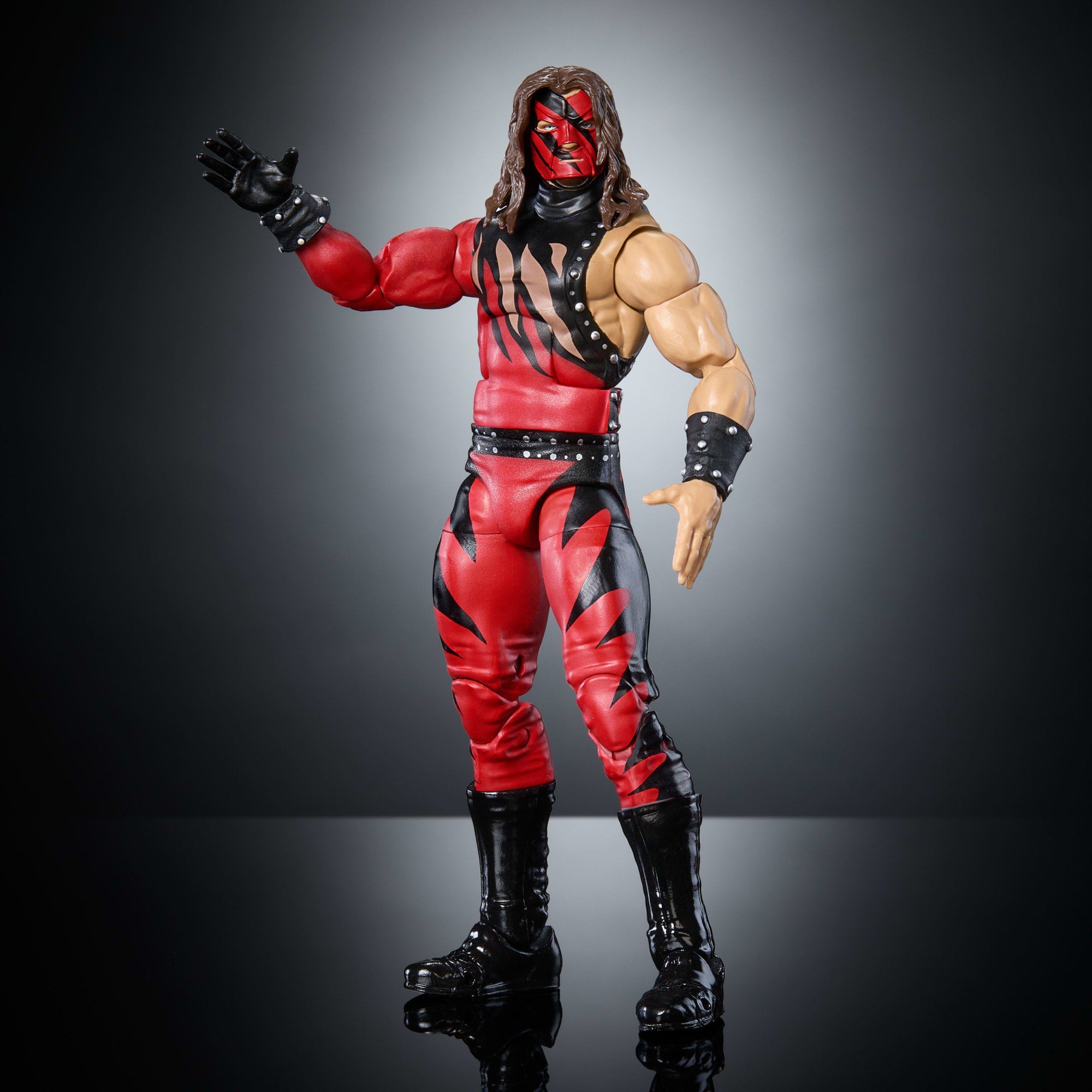 WWE Elite Collection Monday Night War Kane Action Figure & Golga Build-A-Figure Parts - Image 5