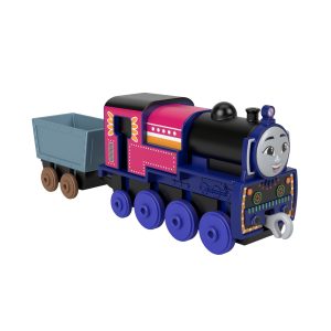 Thomas et ses Amis Locomotive à Pousser et Wagon Ashima. Métal