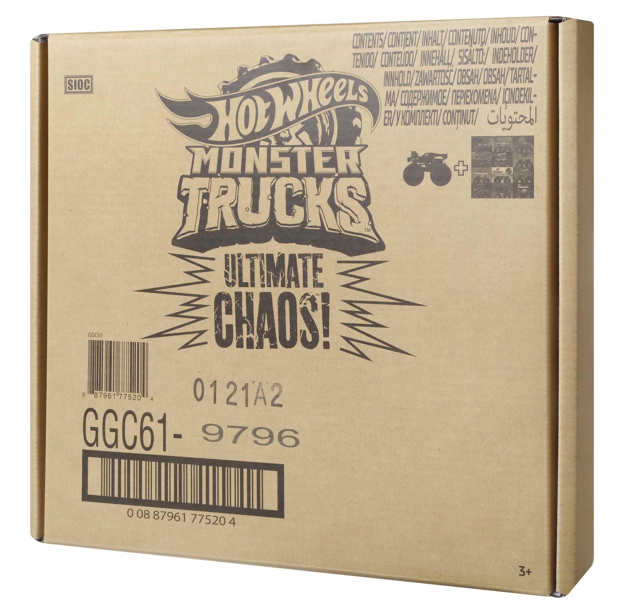 Hot Wheels Monster Trucks Assortiment 12 Véhicules Chaos Ultime - Image 6