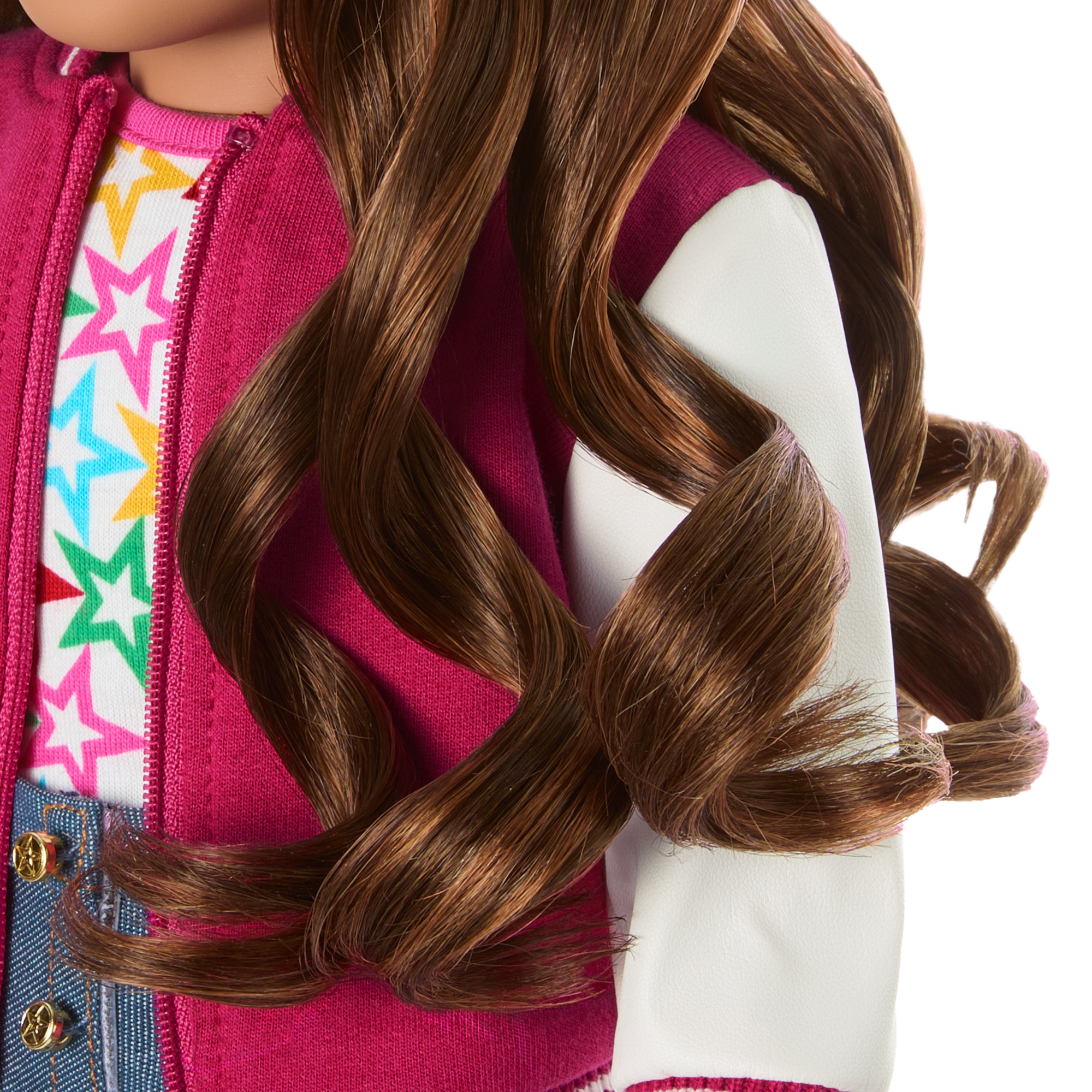 Truly Me™ 18-inch Doll #117 with wavy dark-brown hair - Image 6