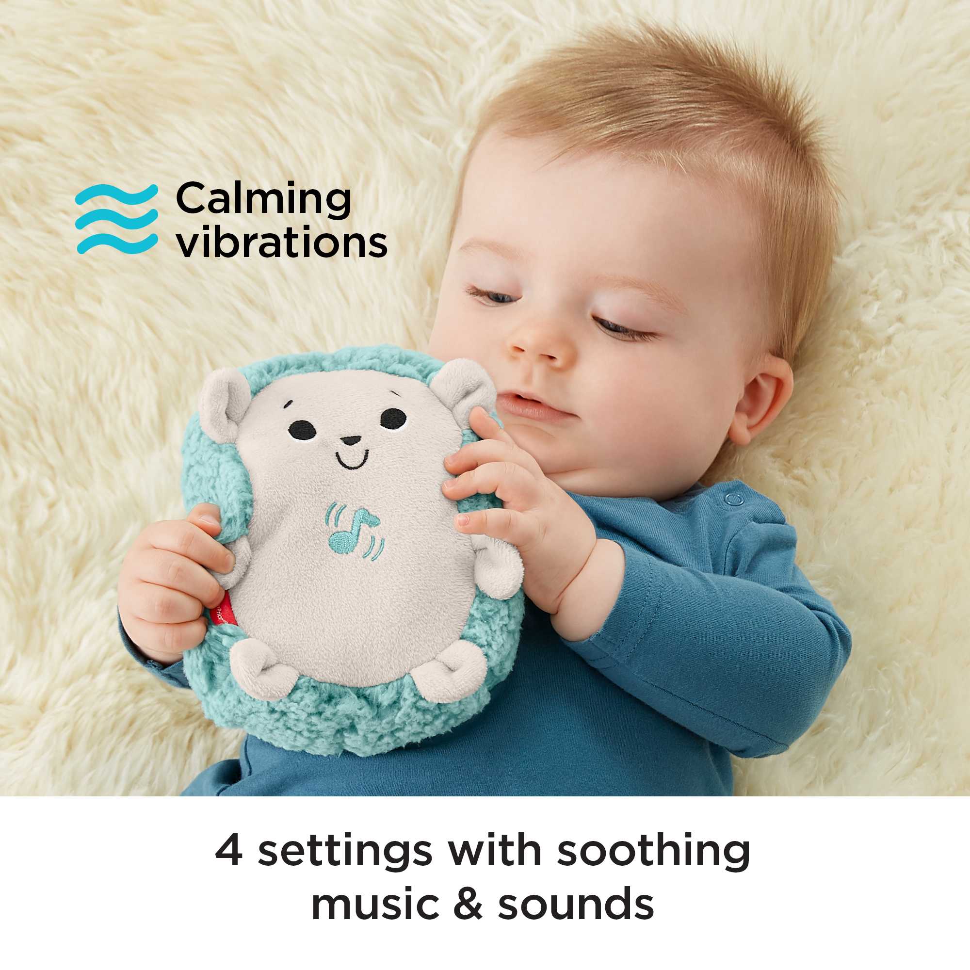 Fisher-Price Calming Vibes Hedgehog Soother - Image 3