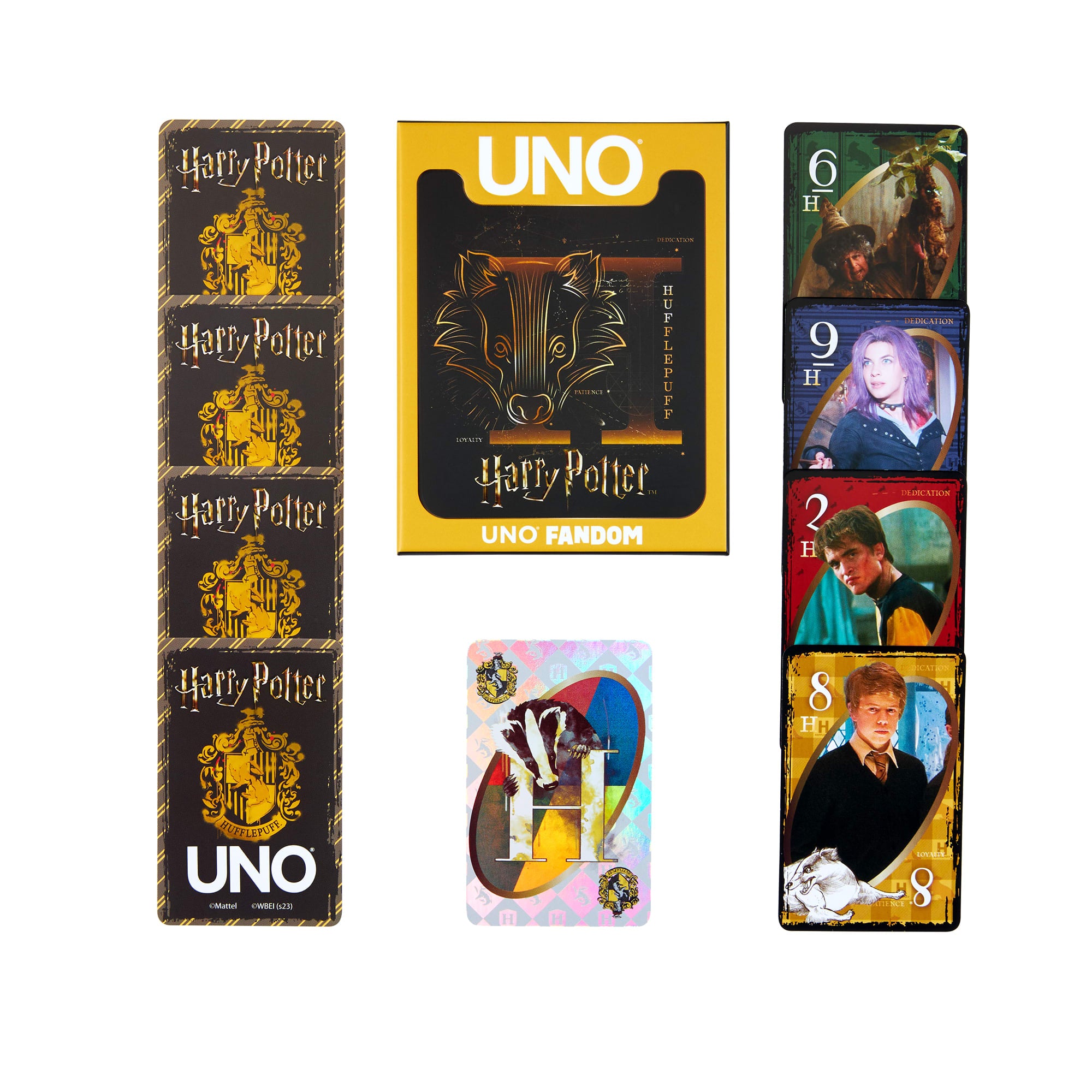 UNO Fandom Harry Potter Hufflepuff Game Deck - Image 3