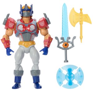 Masters Of The Universe Origins & Transformers Optimus Prime Armor He-Man Action Figure. MOTU Toy