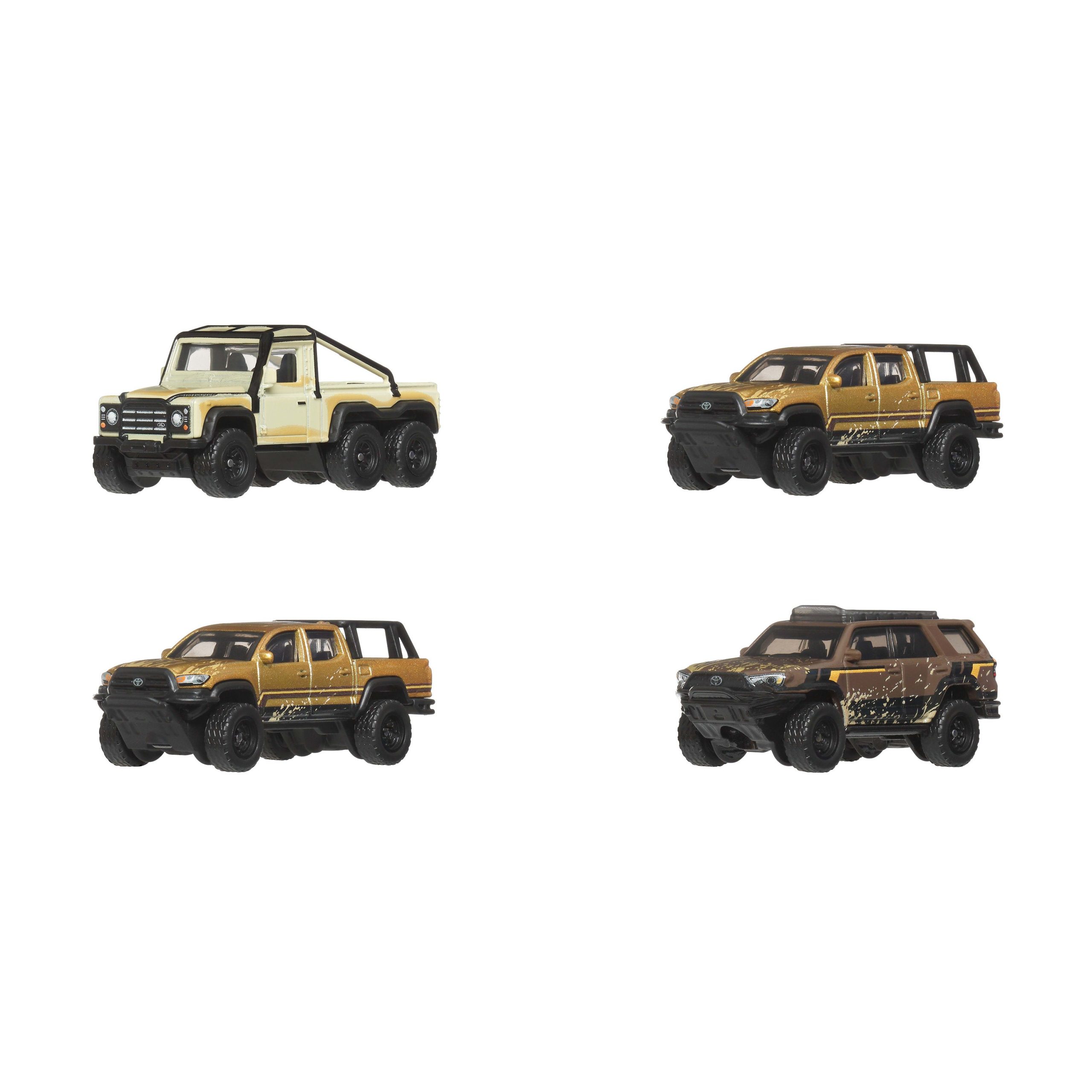 Matchbox Desert Chase Escape 4-Pack Of 1:64 Scale Die-Cast Vehicles From The Movie. Collectible Set - Image 5