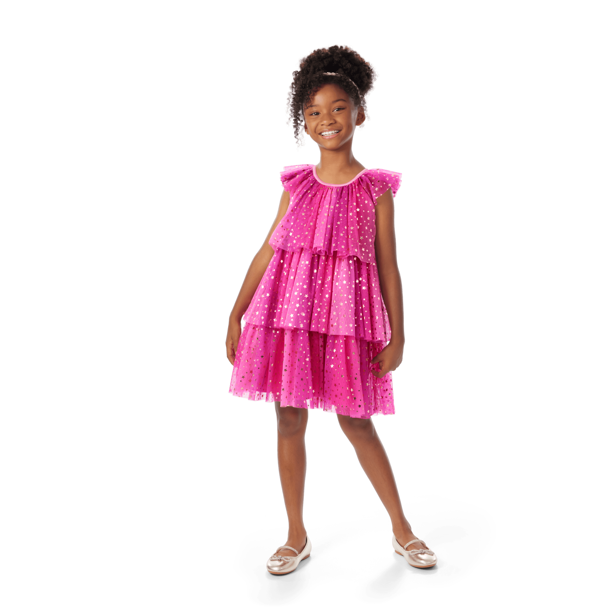 Pink Party-Ready Dresses for Girls & 18-inch Dolls - Image 11
