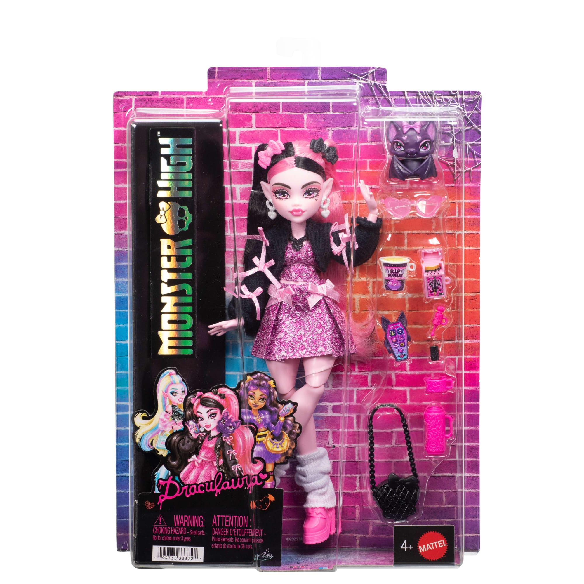 Monster High Muñeca Look Monstruoso Draculaura - Image 6