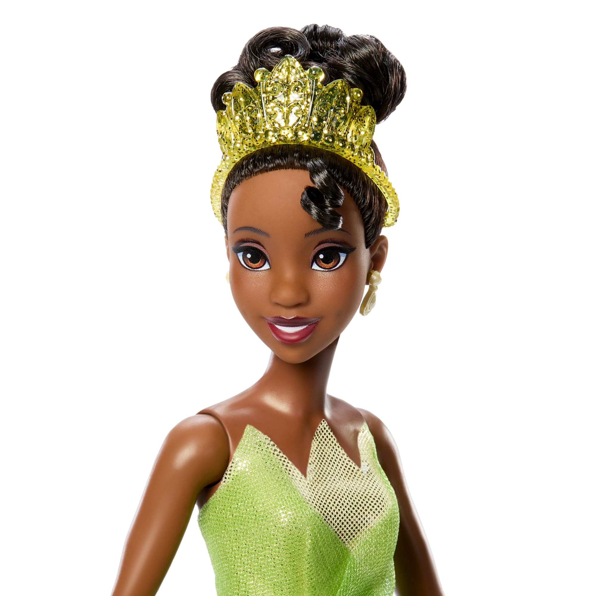 Disney Princess Enchanted Stories Tiana Fashion Doll With Sparkling Dress & Accessories. Posable - Image 3