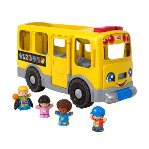 Fisher-Price Little People Big Yellow School Bus. Musical Pull Toy