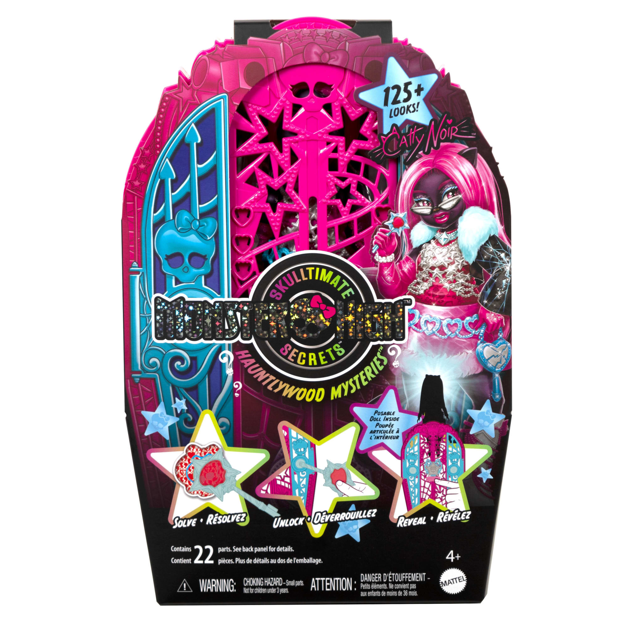 Monster High Skulltimate Secrets Hauntlywood Mysteries Doll. Catty Noir With 19+ Surprises - Image 6