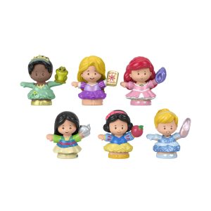 Disney Princess Gift Set Little People Character Figures For Toddlers. 6 Pieces