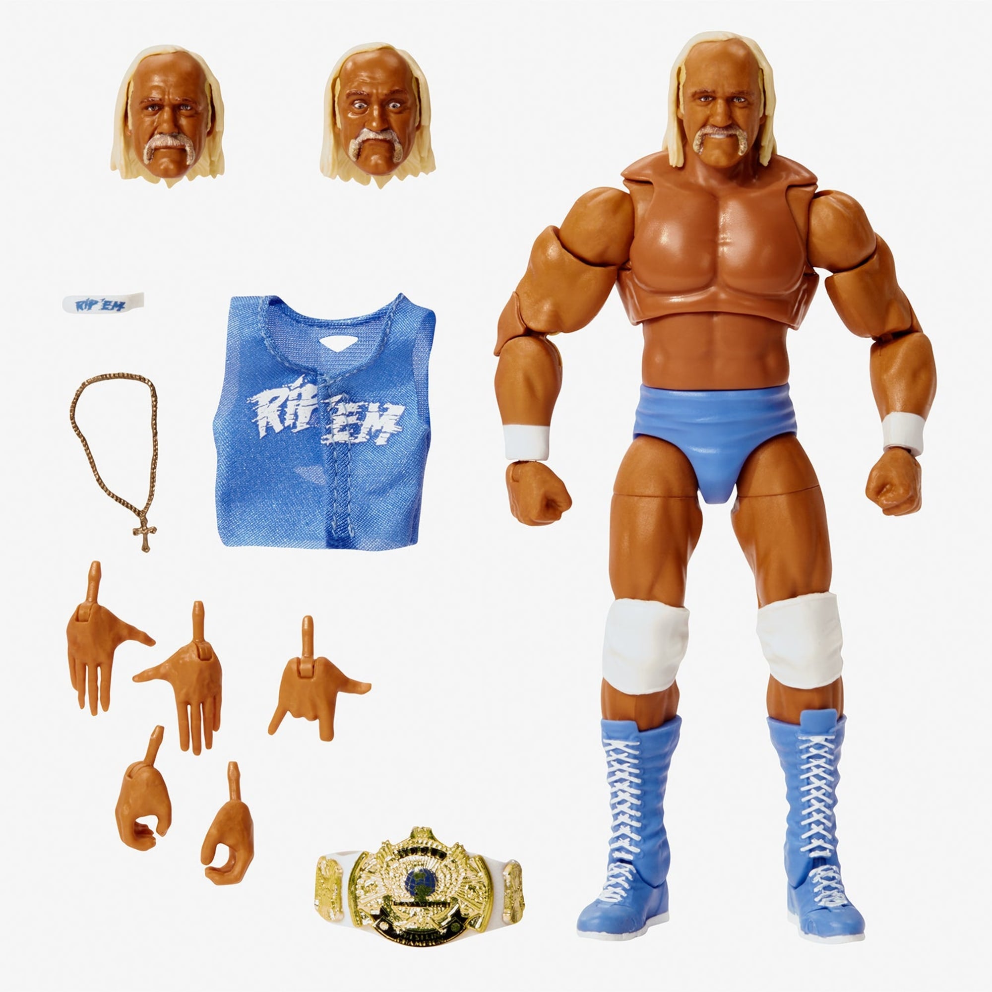 WWE No Holds Barred Ultimate Edition Hulk Hogan & Zeus Collectible Figures - Image 3