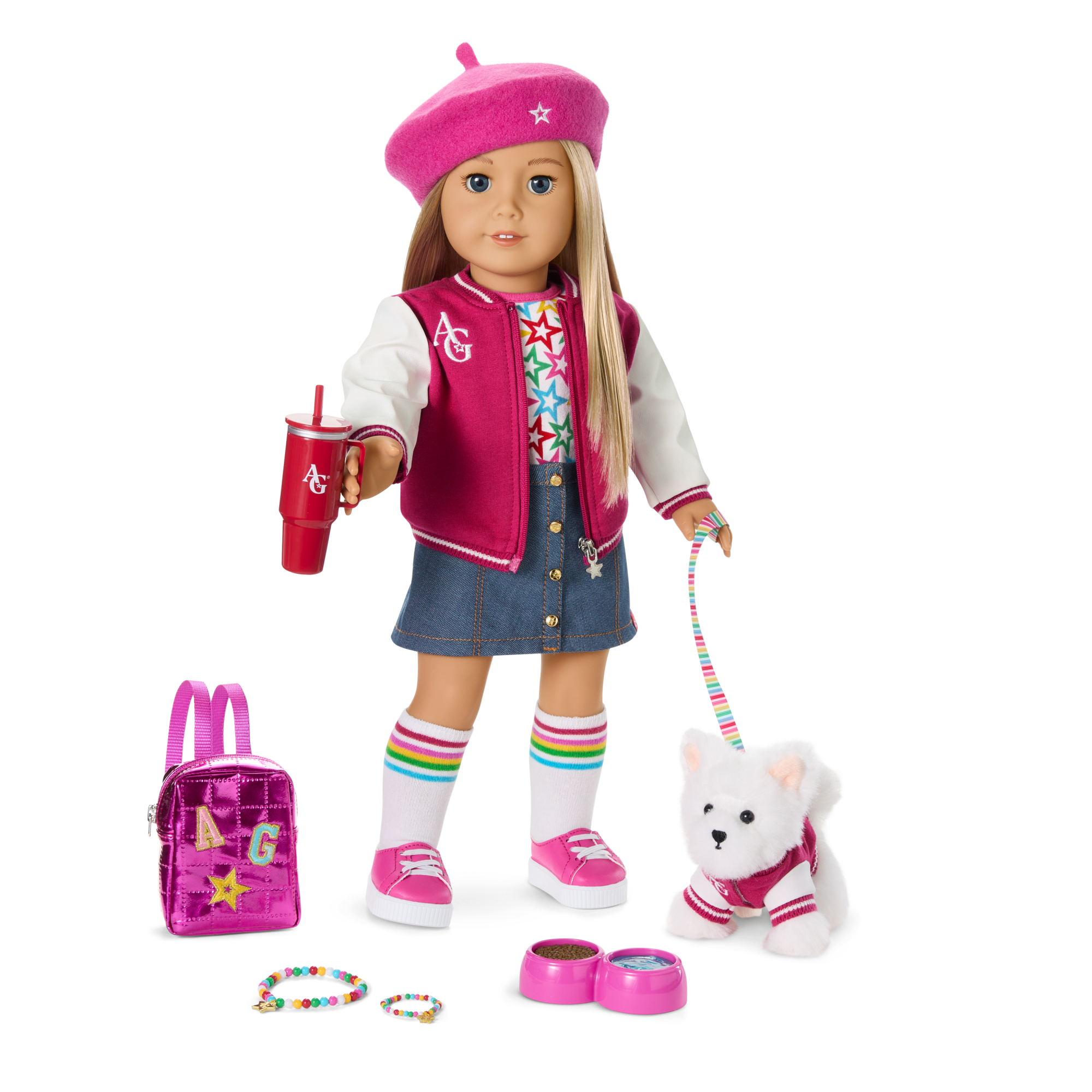 Truly Me™ 18-inch Doll #100 with straight layered blonde hair - Image 17