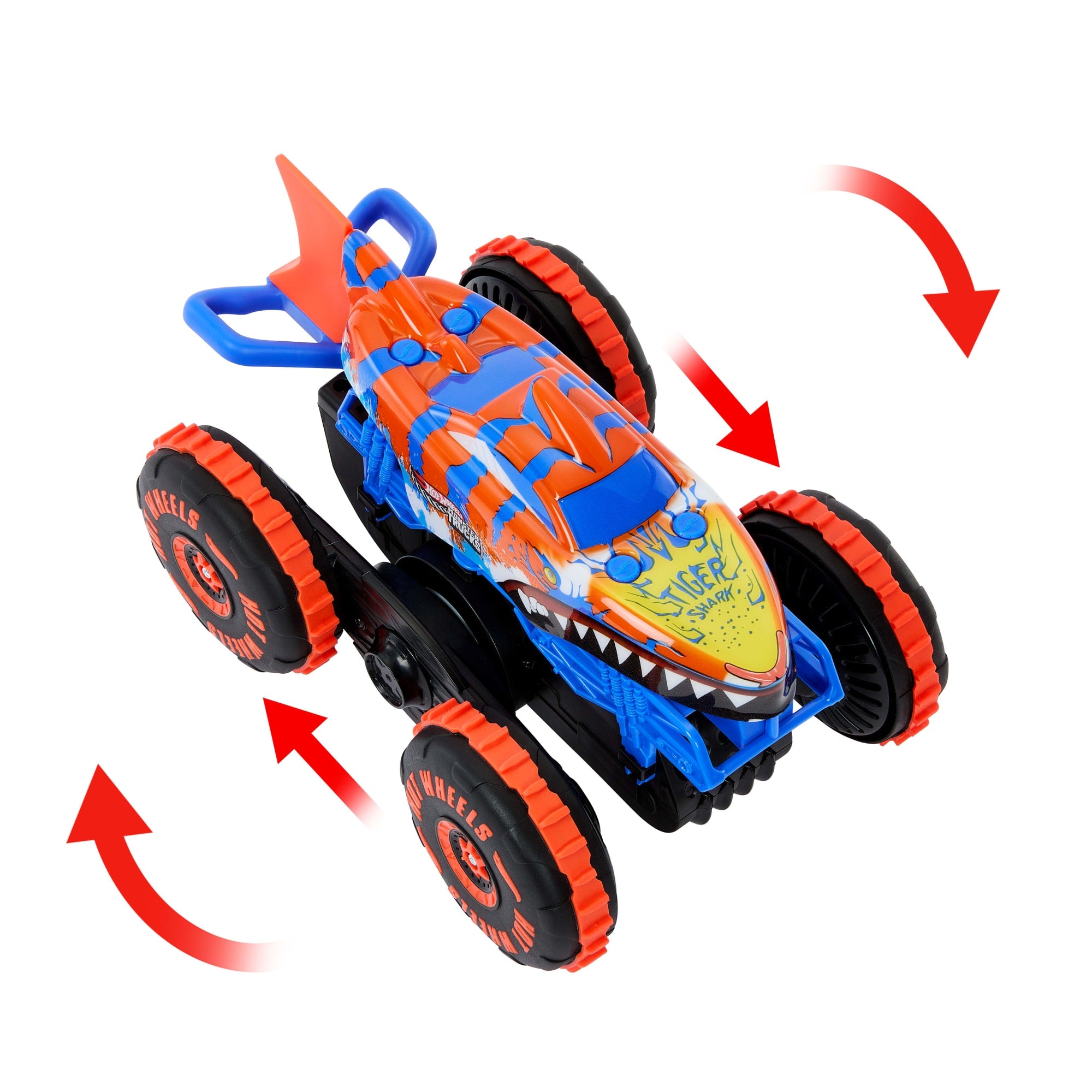 Hot Wheels Monster Trucks-Véhicule Tiger Shark Escaladeur-à Piles - Image 3
