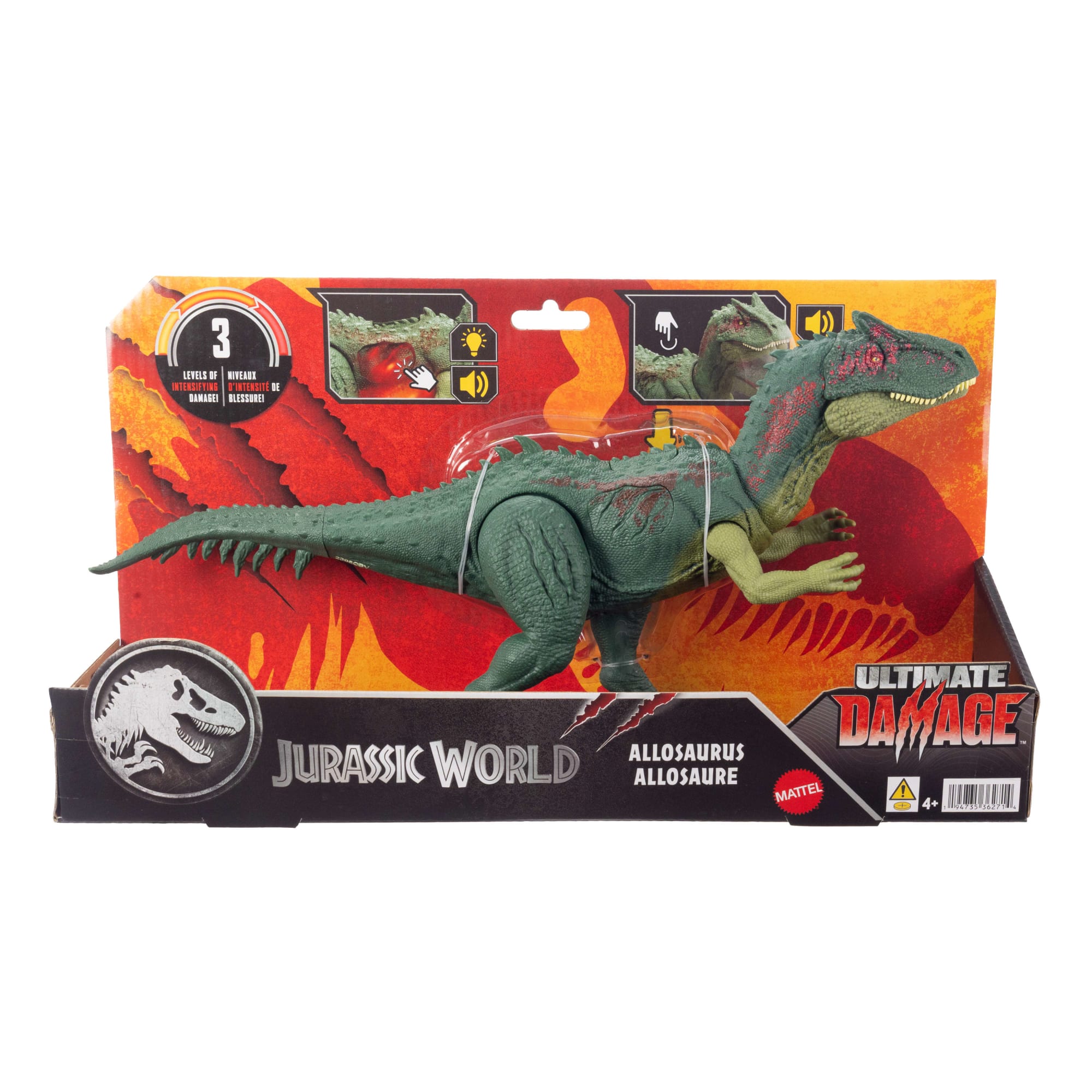 Jurassic World Renaissance-Ultimate Damage-Figurine Allosaure Lumineux - Image 6
