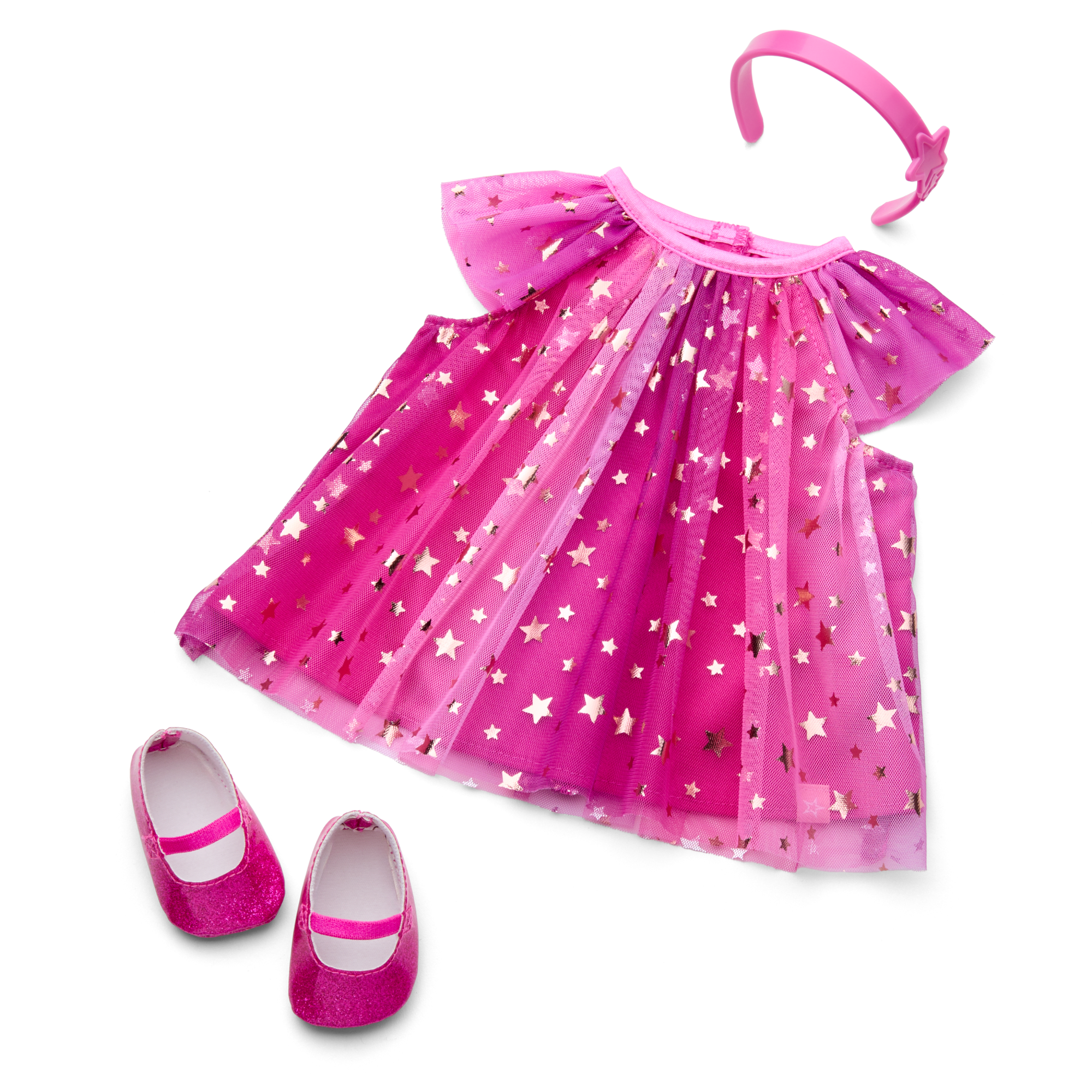 Pink Party-Ready Dresses for Little Girls & Bitty Baby® Dolls - Image 9