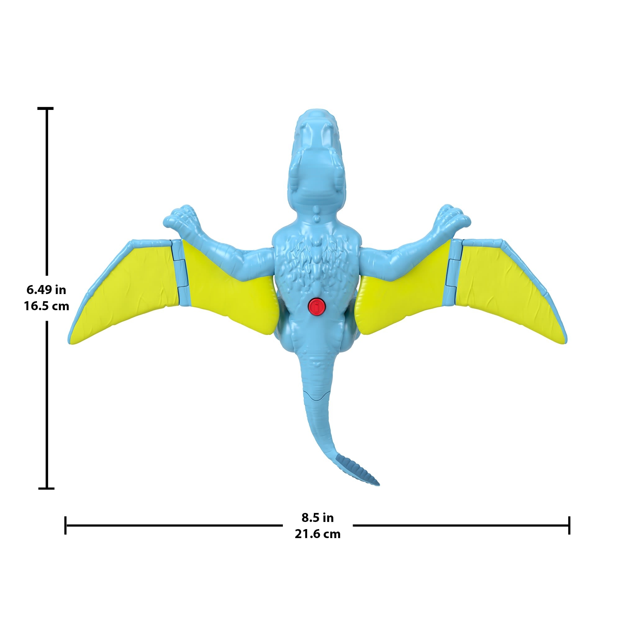 Fisher-Price Imaginext Jurassic World Rebirth Dimorphodon Dinosaur Action Figure With Wing Motion - Image 4