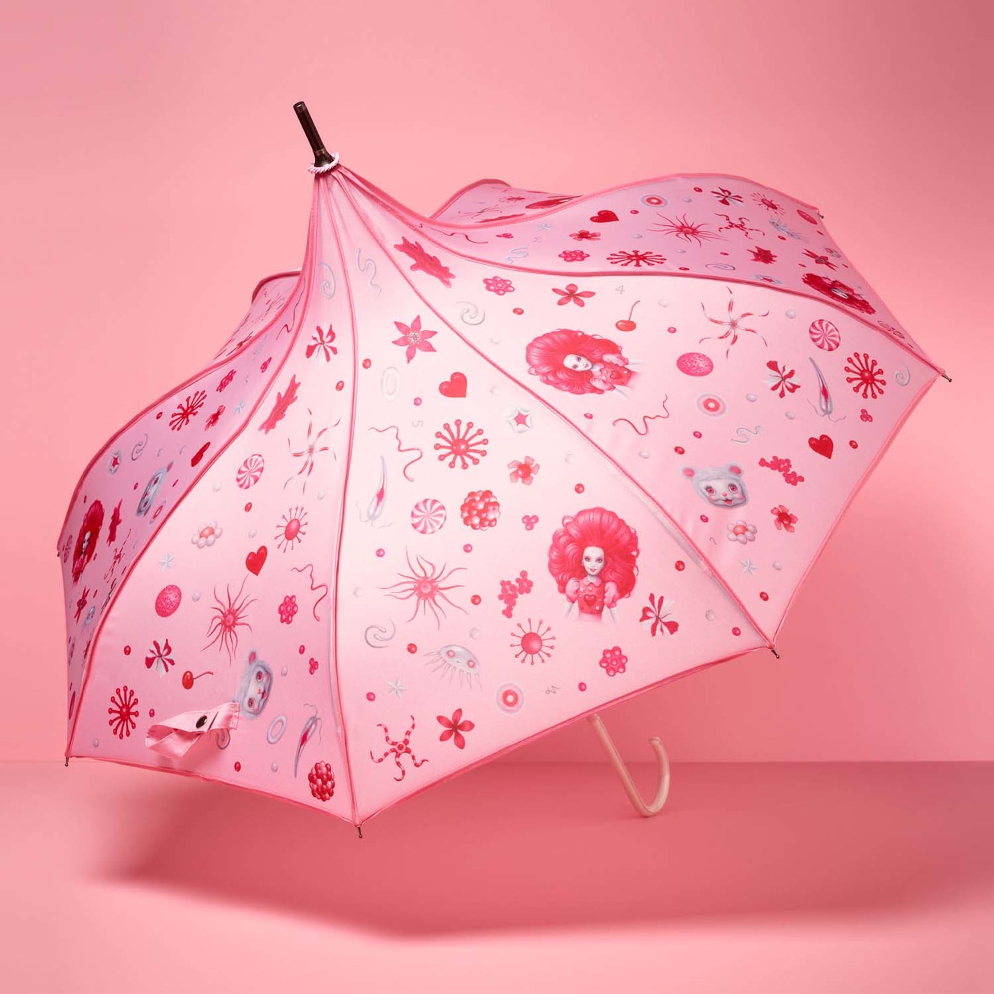 Mark Ryden x Barbie Pink Pop Umbrella - Image 2