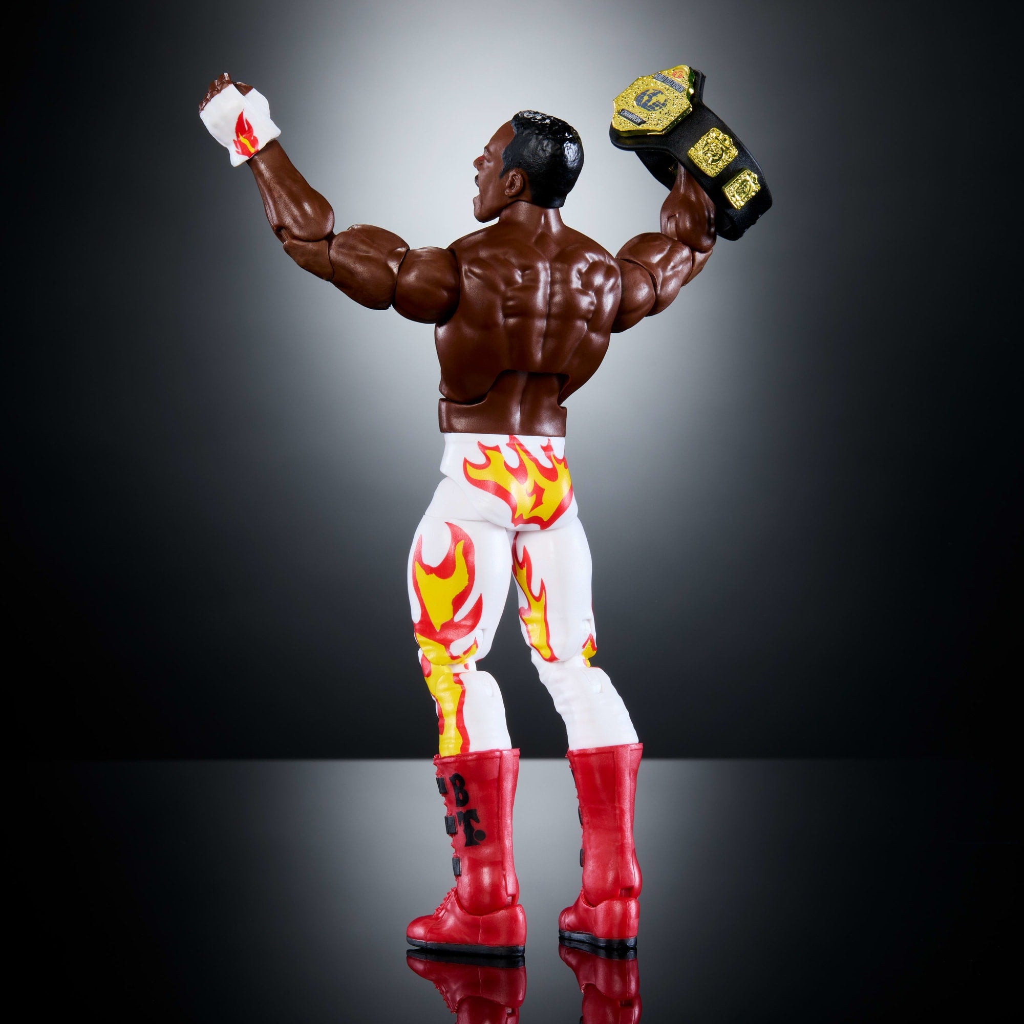 WWE Elite Collection Monday Night War Booker T Action Figure & Golga Build-A-Figure Parts - Image 5