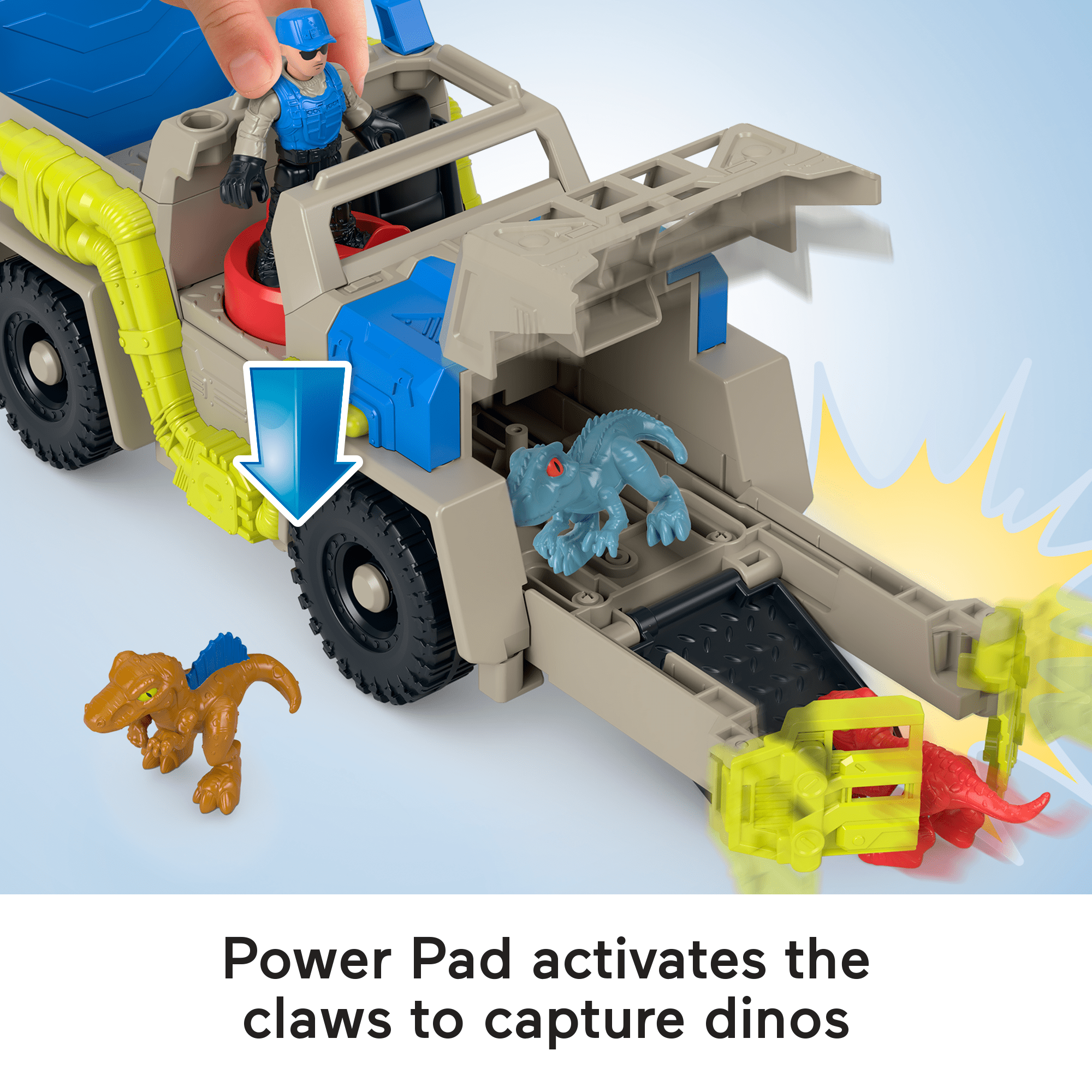 Imaginext Jurassic World Vehículo de Juguete Rastreadora de Dinosaurios - Image 4