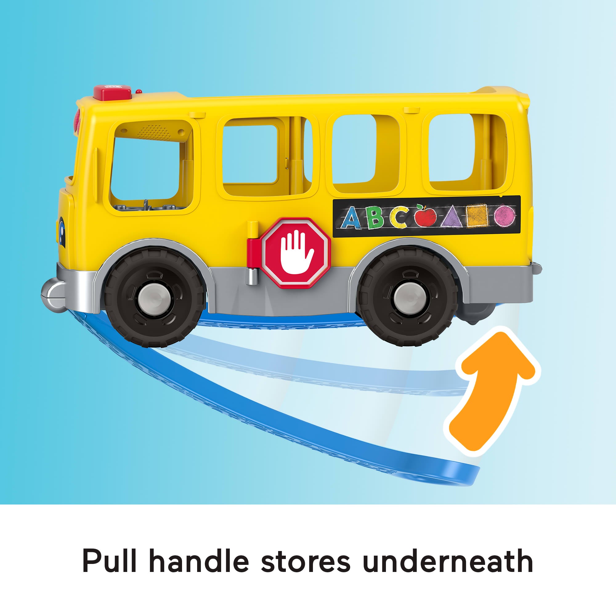 Fisher-Price Little People Big Yellow School Bus & Community Heroes Figures. Musical Toddler Toy - Image 4