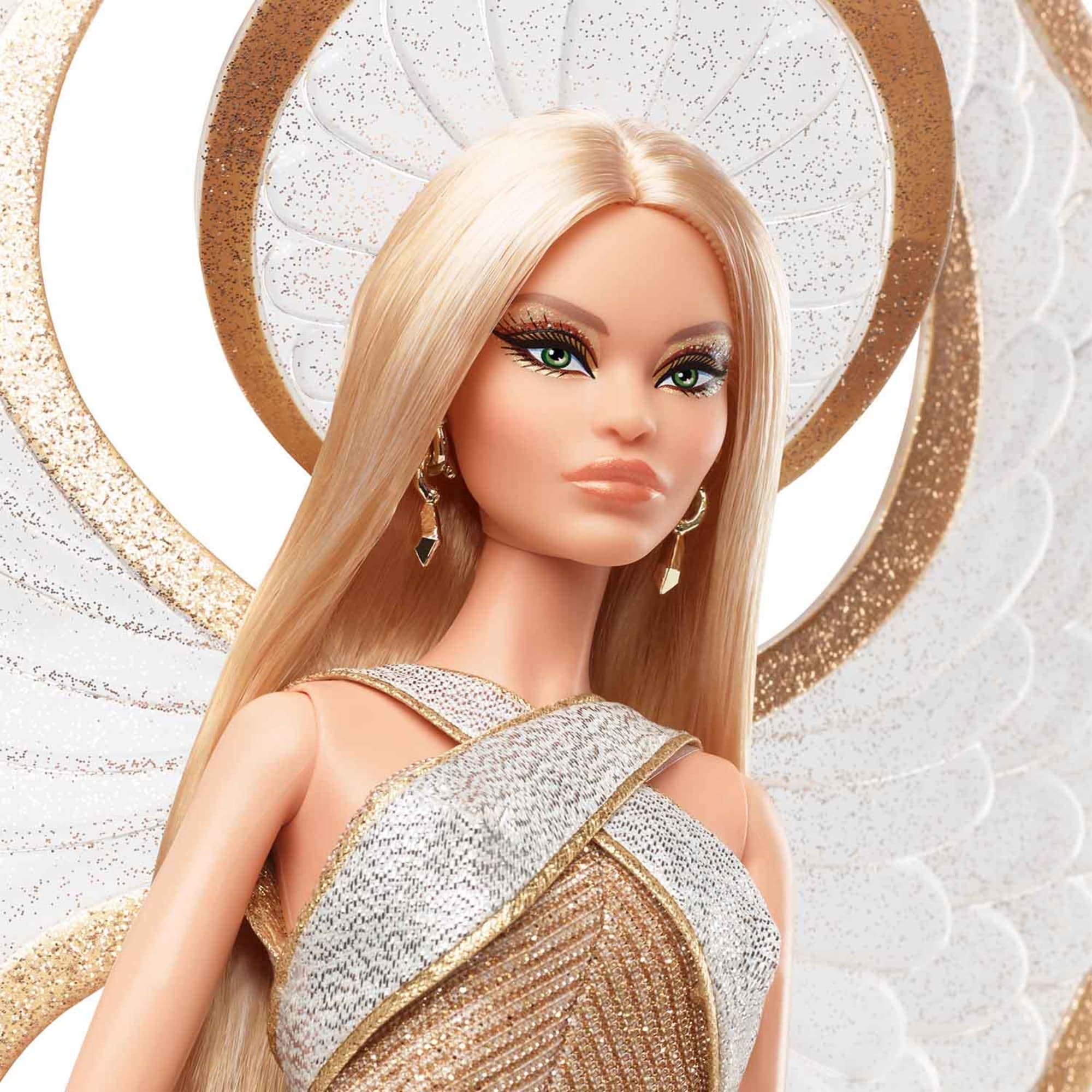 Bob Mackie Barbie Holiday Angel Doll - Image 6