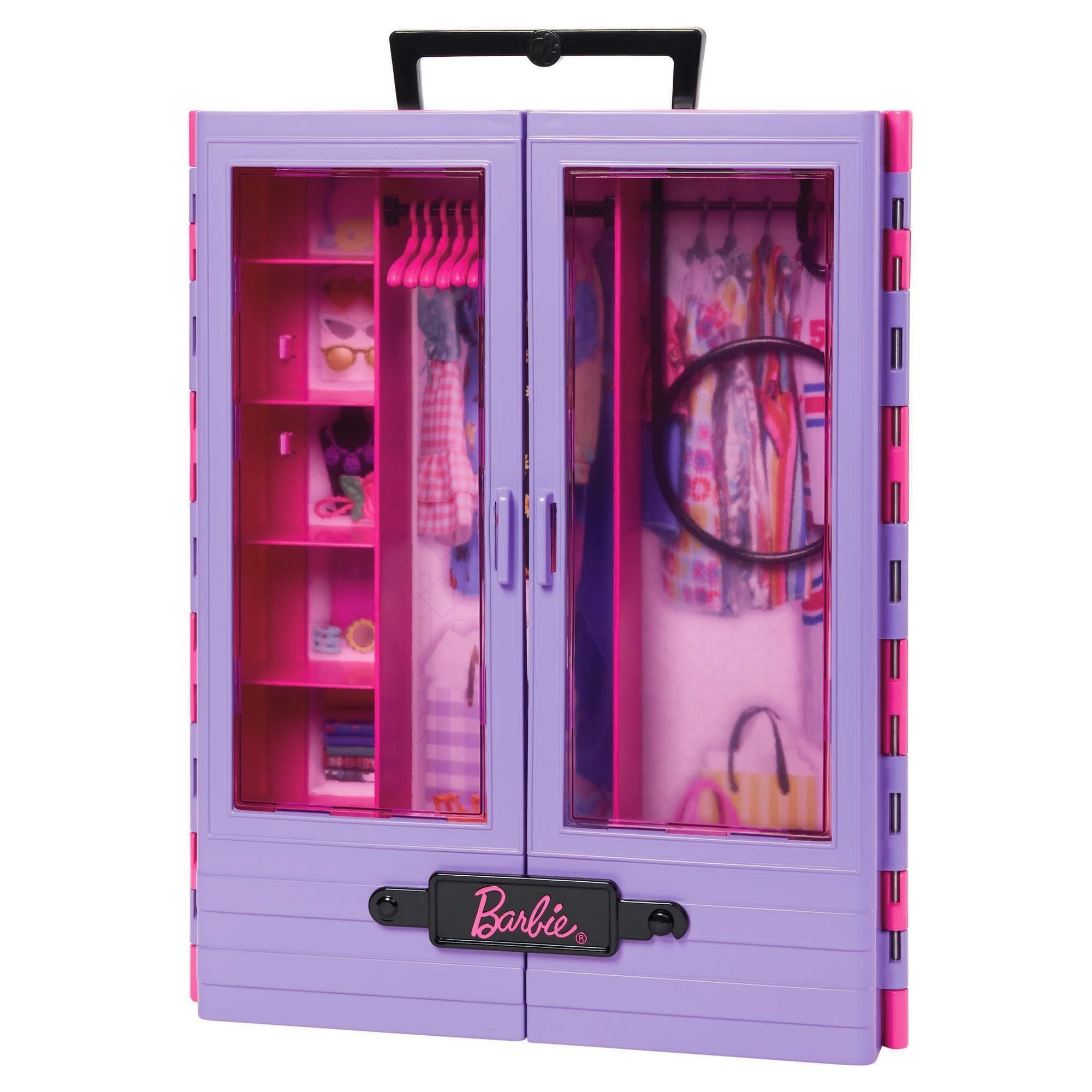 Barbie Ultimate Closet Doll And Playset Portable Fashion Toy With Doll. Clothes And Accessories - Image 5