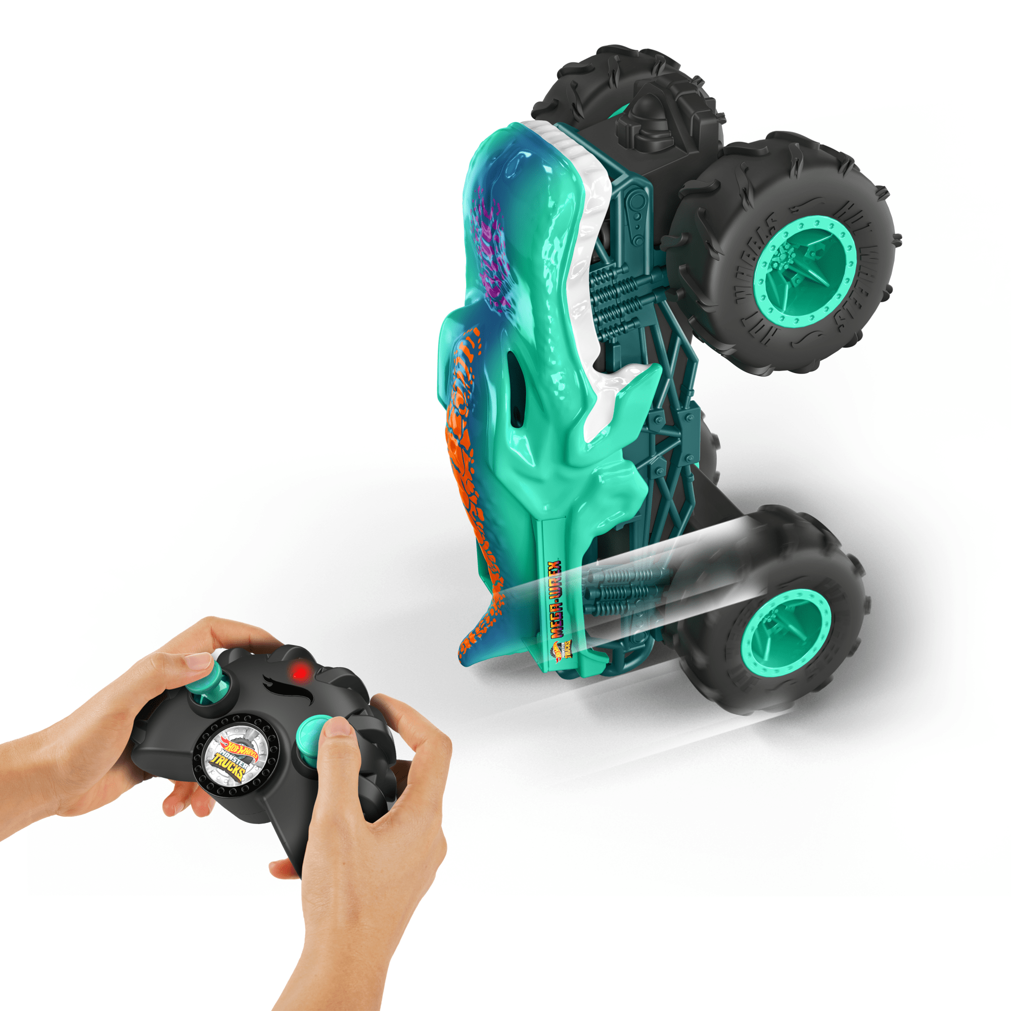 Hot Wheels Monster Trucks Vehículo a Control Remoto Mega Wrex Escala 1:24 - Image 2