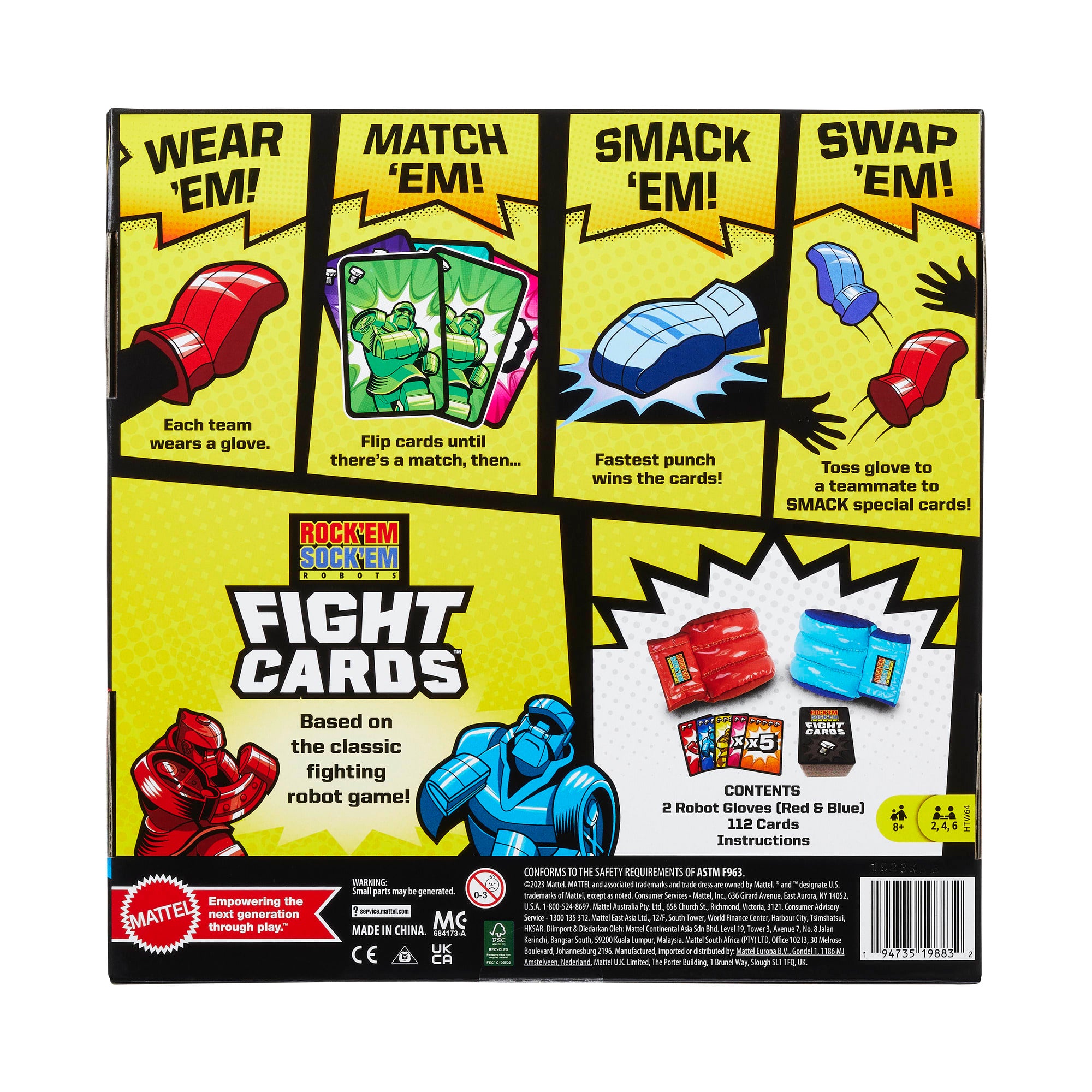 Rock 'Em Sock 'Em Robots Fight Cards - Image 12