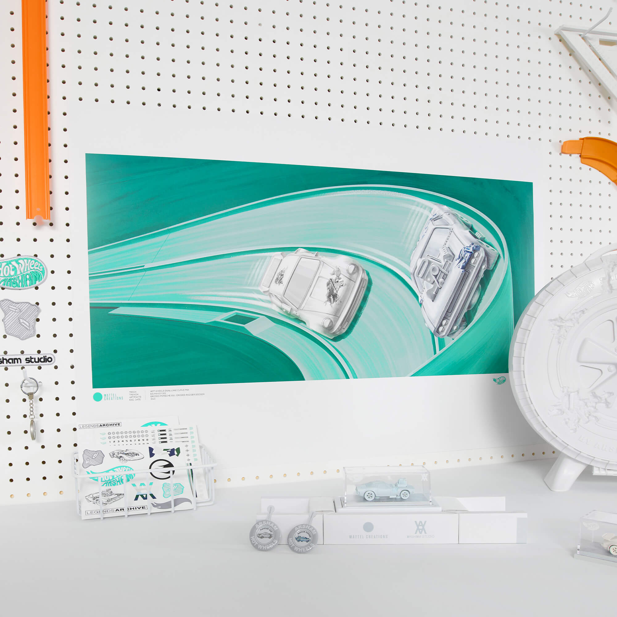 Hot Wheels x Daniel Arsham Legends Archive Lap 1 Poster - Image 2