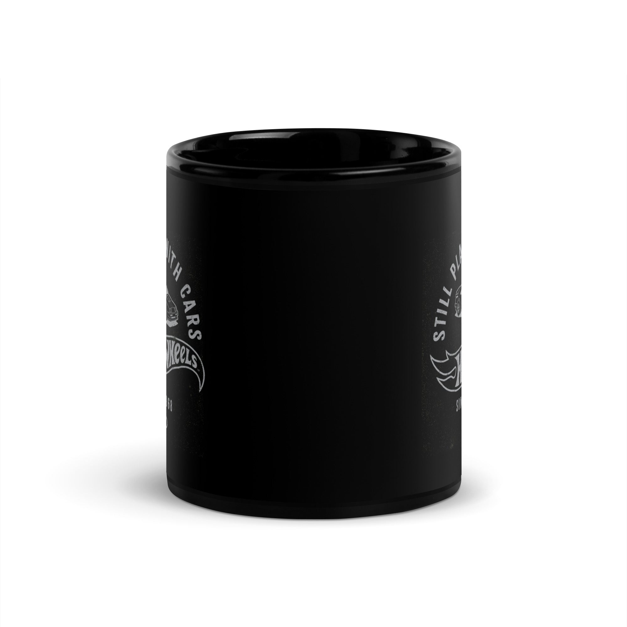Hot Wheels Still Plays with Hot Wheels Cars Black Mug - Image 3