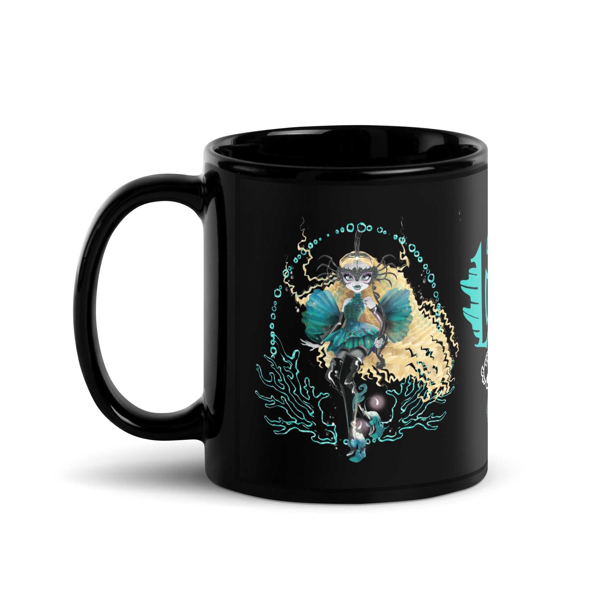 Monster High Lagoona Blue Black Mug - Image 2