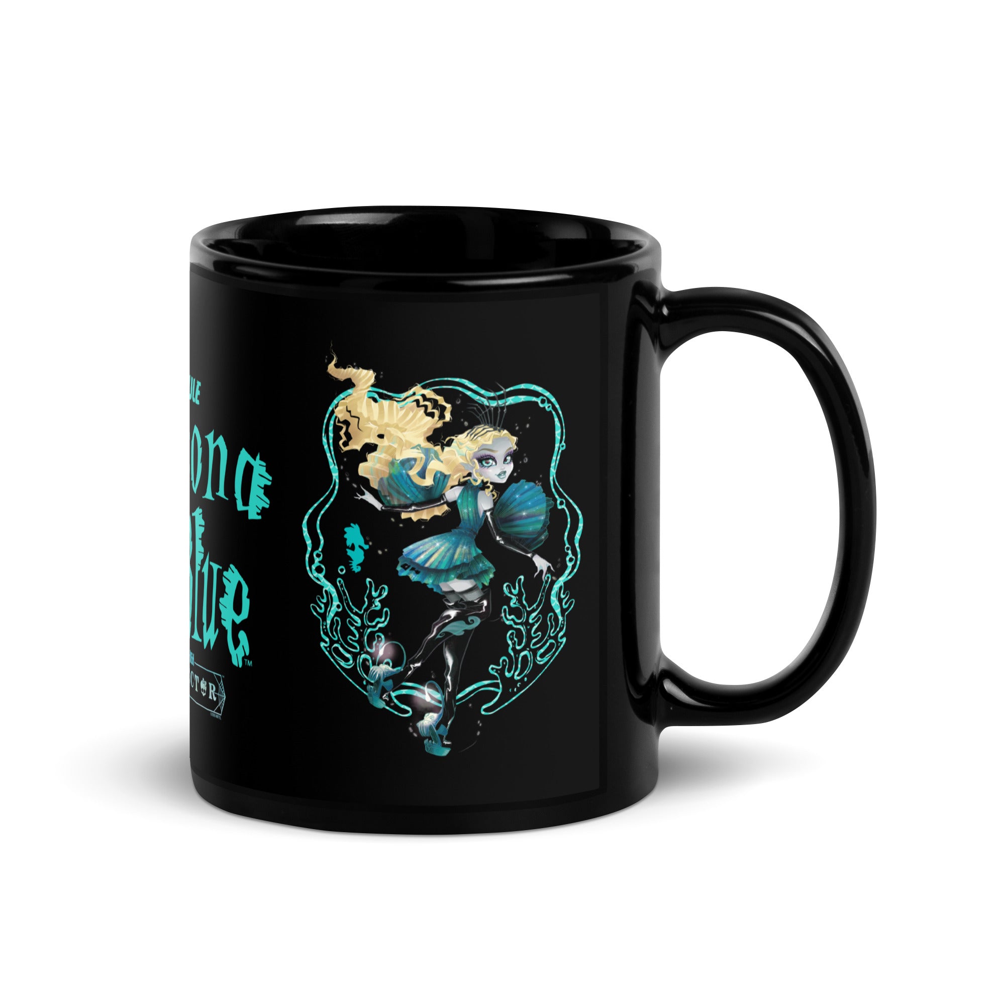 Monster High Lagoona Blue Black Mug