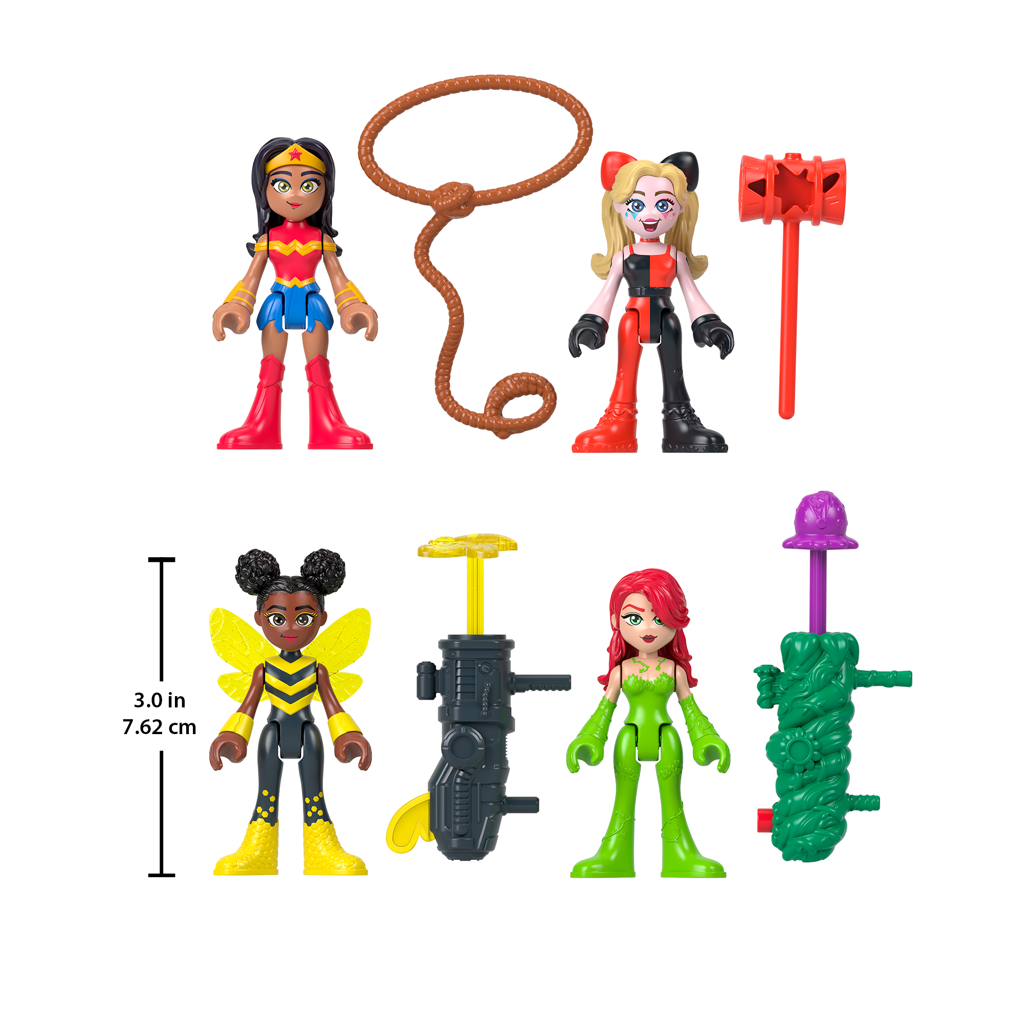 Imaginext DC Super Friends Rivals Pack 8-Piece Figures & Accessories Set. Preschool Toys - Image 5