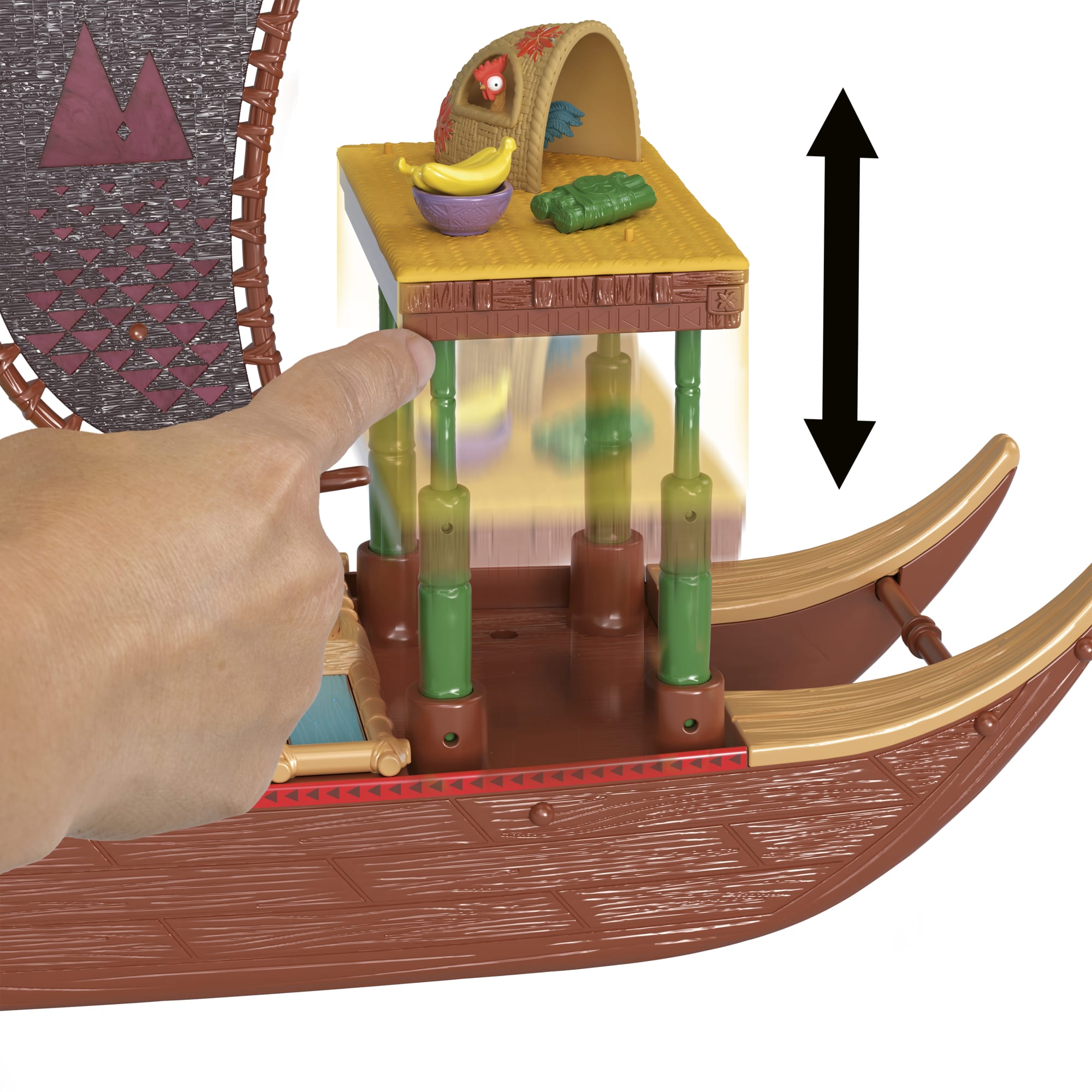 Moana 2 Set de Juego Bote de Aventuras con Mini Muñeca y Accesorios - Image 3