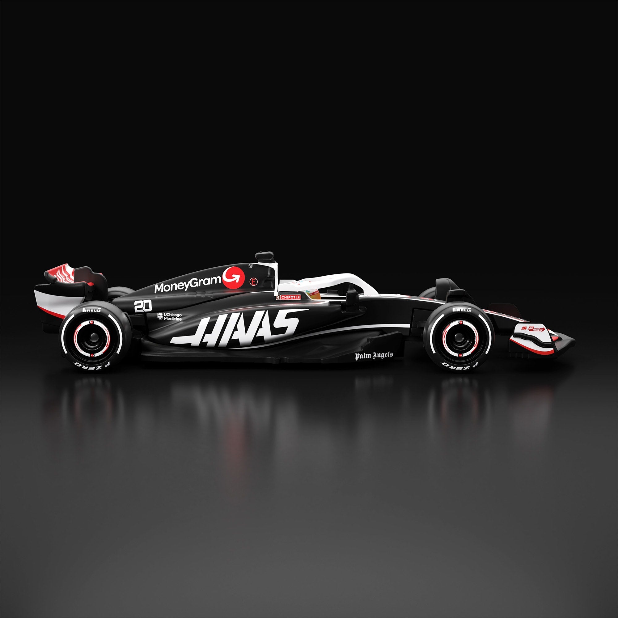 Hot Wheels F1 Series: 2024 MoneyGram Haas F1 Team VF-24 Car #20 - Image 4
