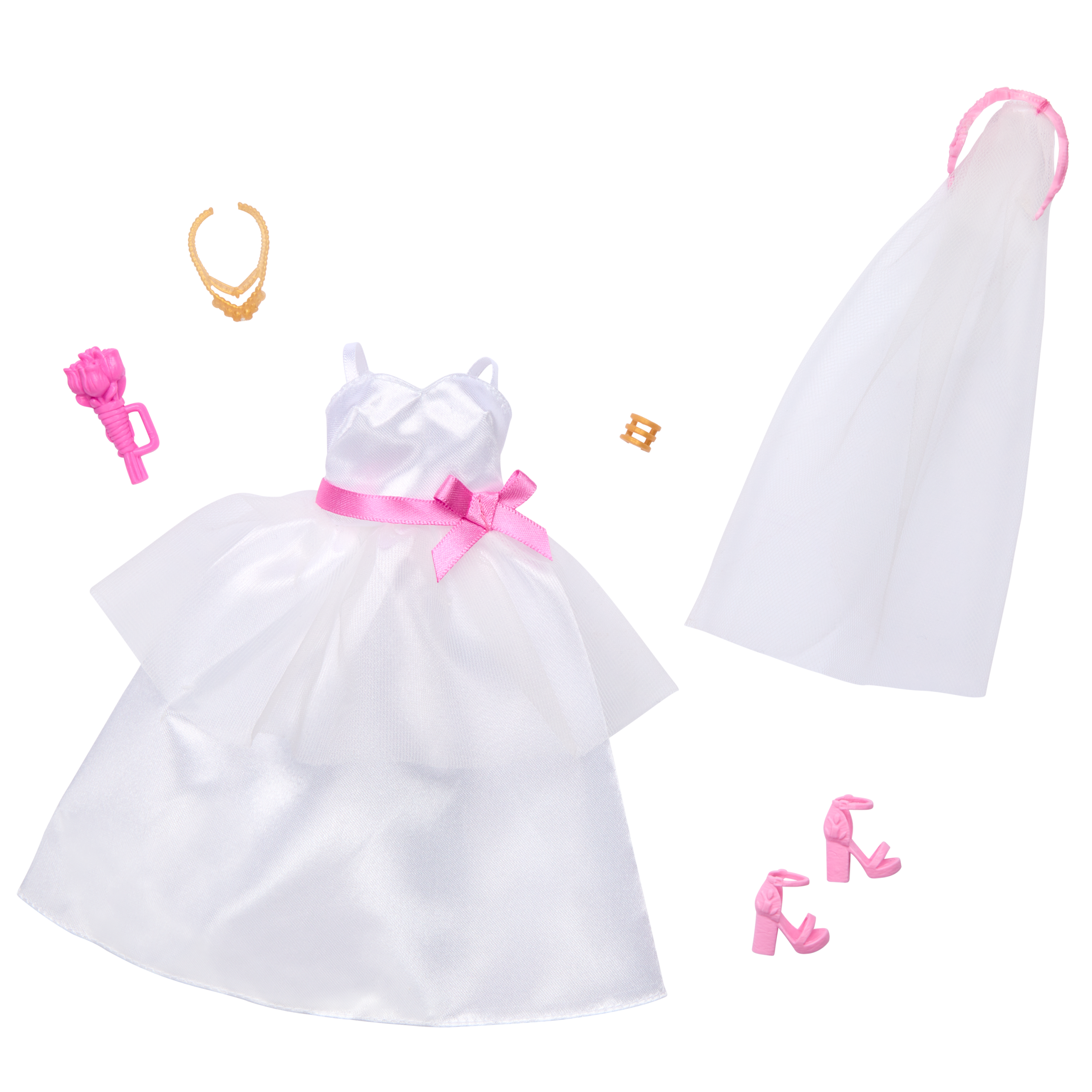 Barbie Clothes. Bridal Fashion Pack For Barbie Doll On Wedding Day