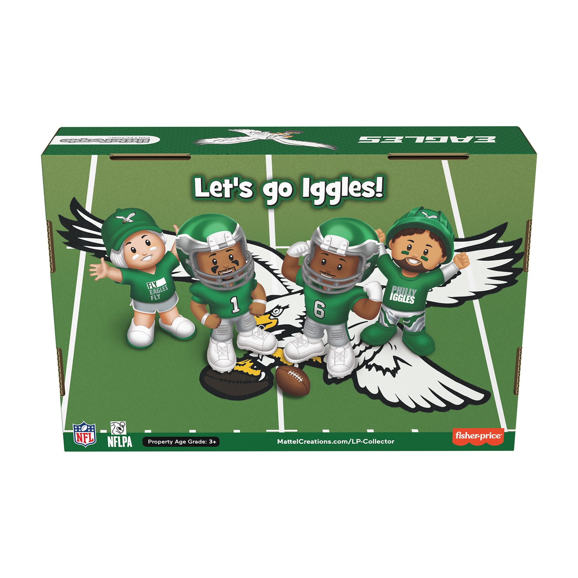 Little People Collector Philadelphia Eagles Alternate Jersey Figure Set - Image 8