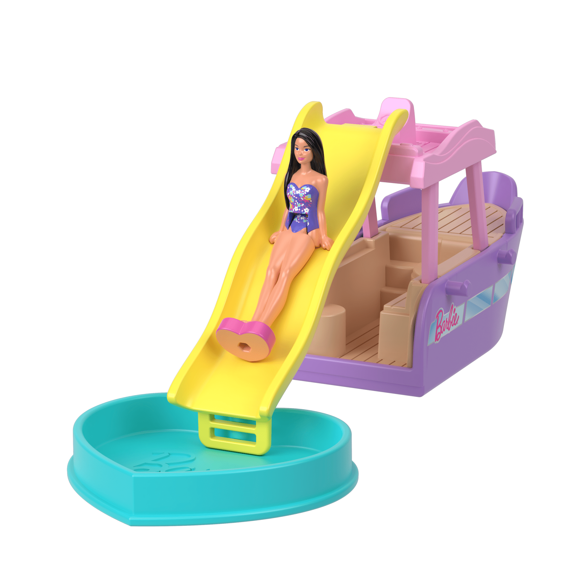 Barbie-Bateau de Rêve Mini-Barbieland-Coffret Bateau et Poupée - Image 4