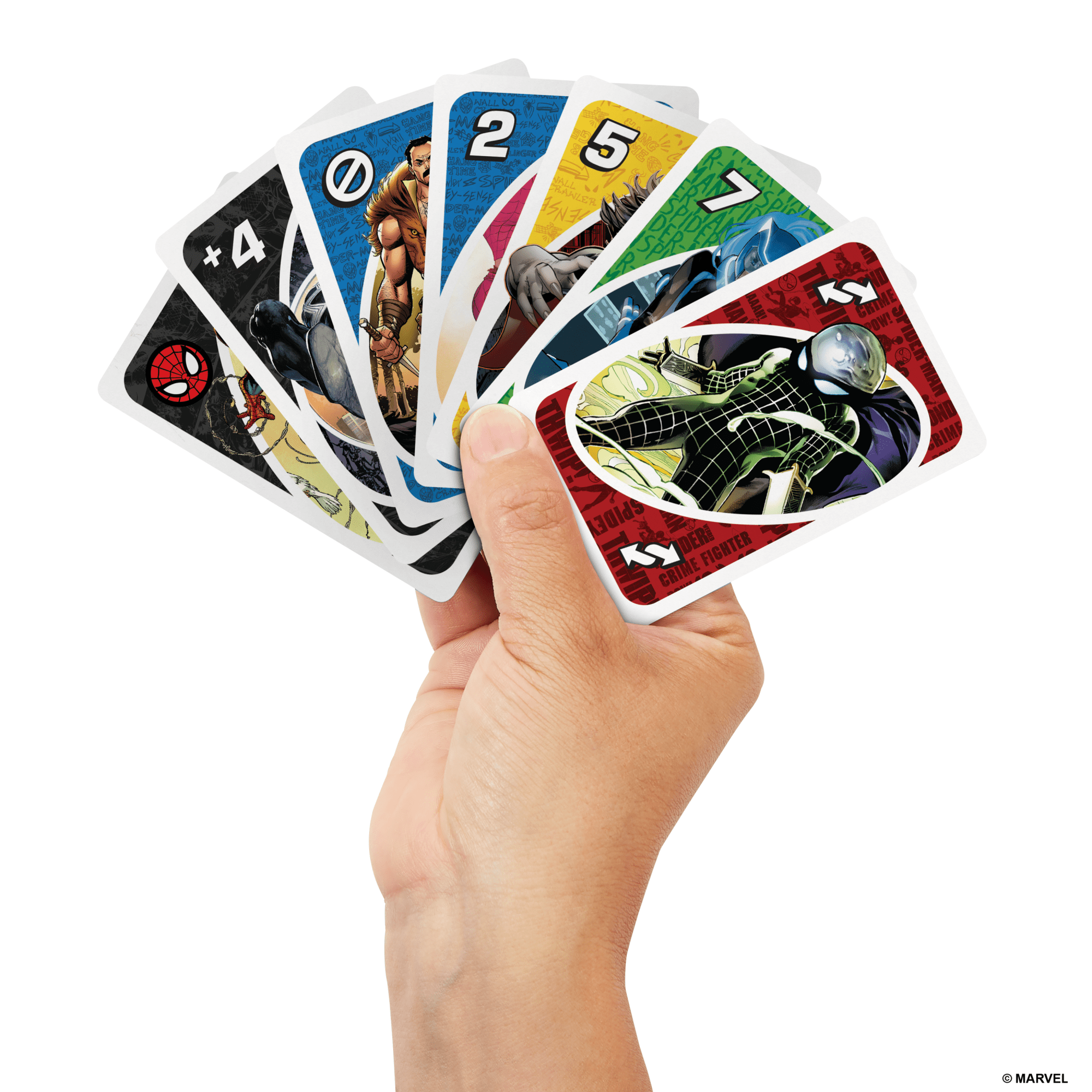 UNO The Amazing Spider-Man Card Game For Kids. Adults & Family Night Inspired By Marvel Comic Book Series - Image 2